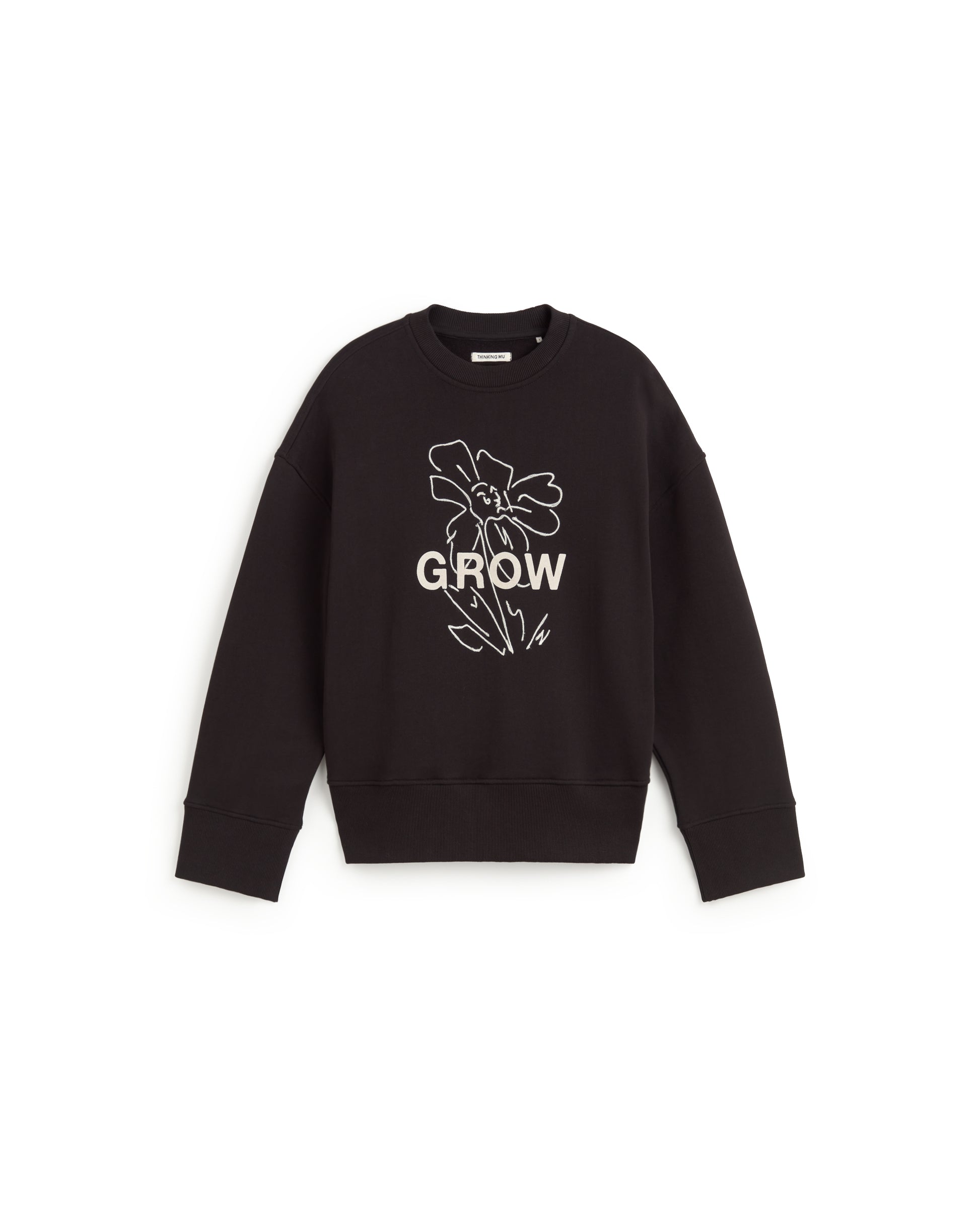 Sudadera bordada grow Jimena sostenible silueta - 1