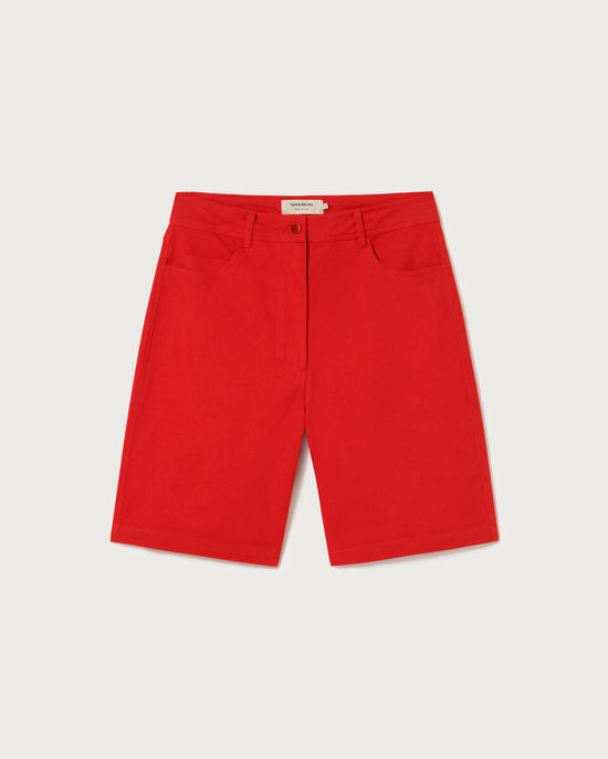 Short jasmine rojo sustainable clothing outlet-silueta