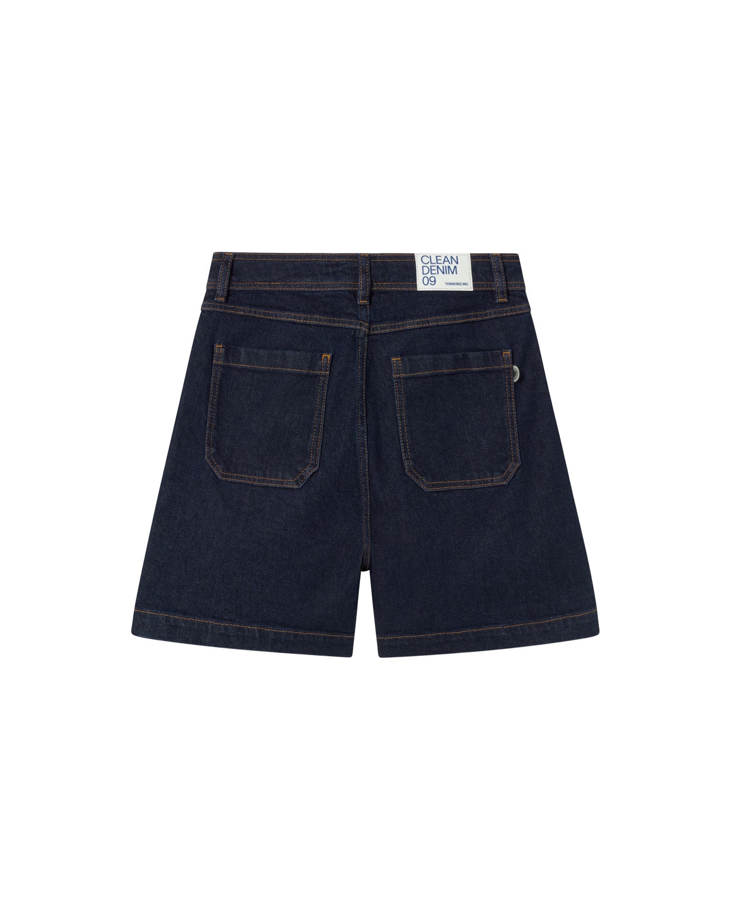 Short dark clean denim Luisa sostenible - silueta 2