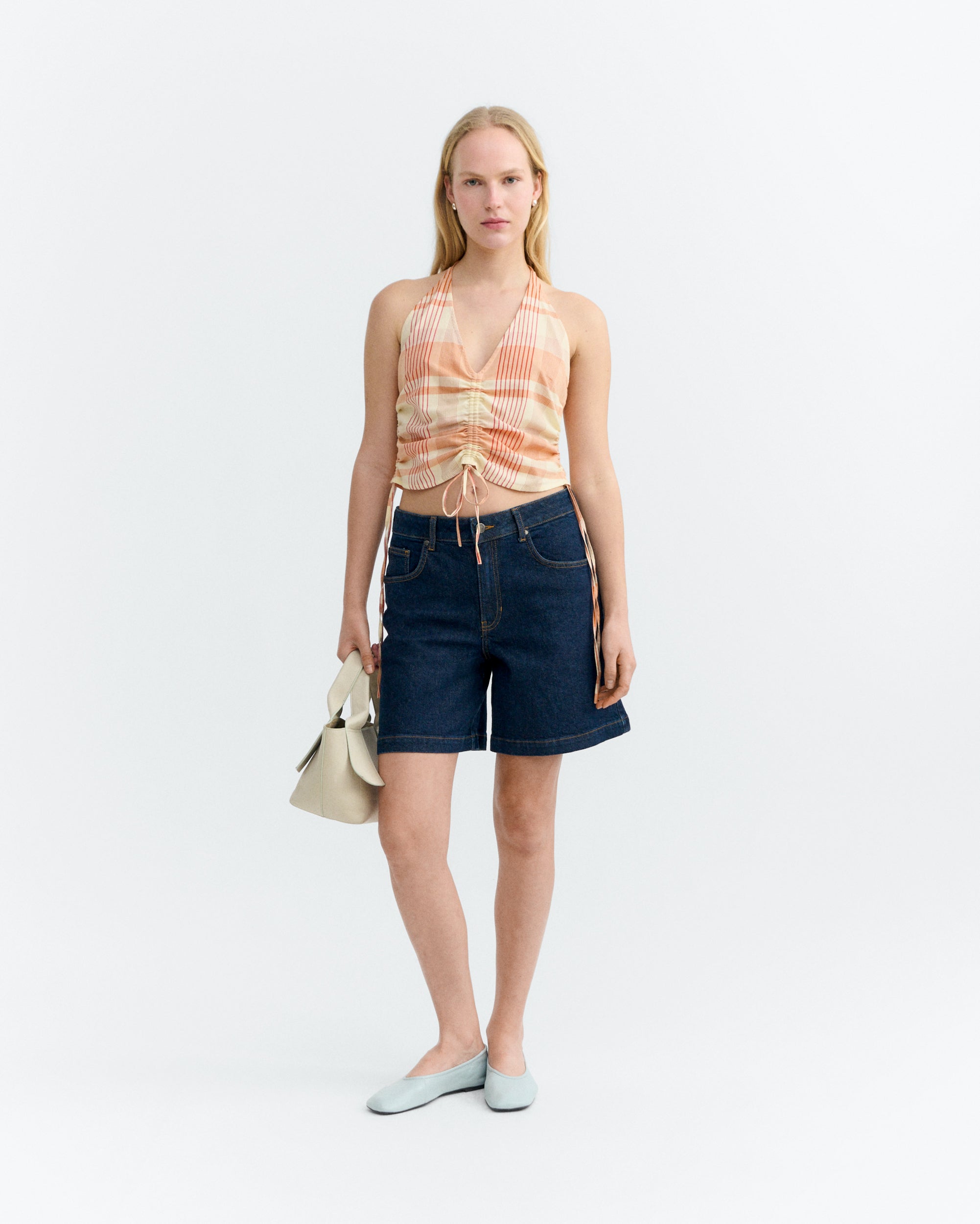 Sustainable Shorts Denim Luisa Woman | Thinking Mu