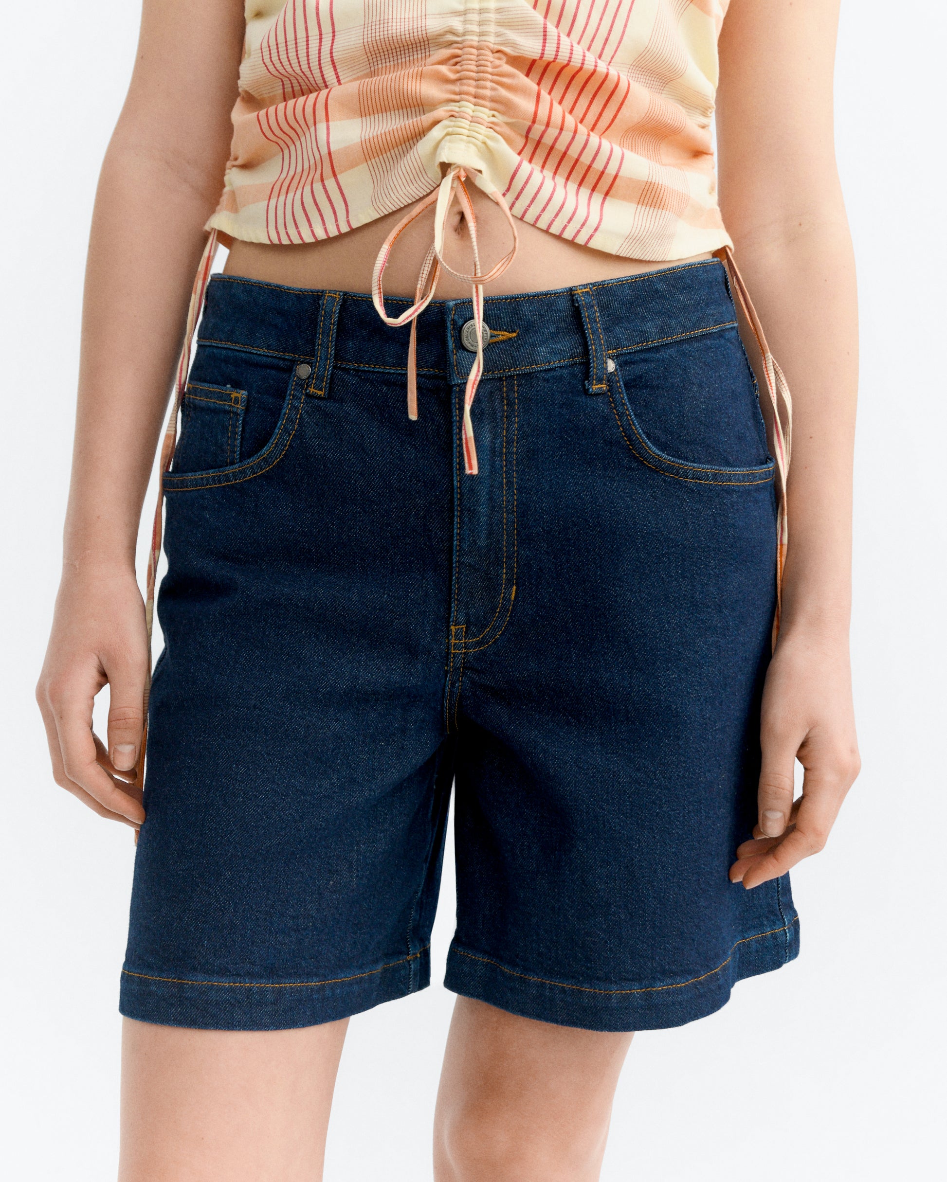 Shorts relaxed vaquero Luisa sostenible - 3