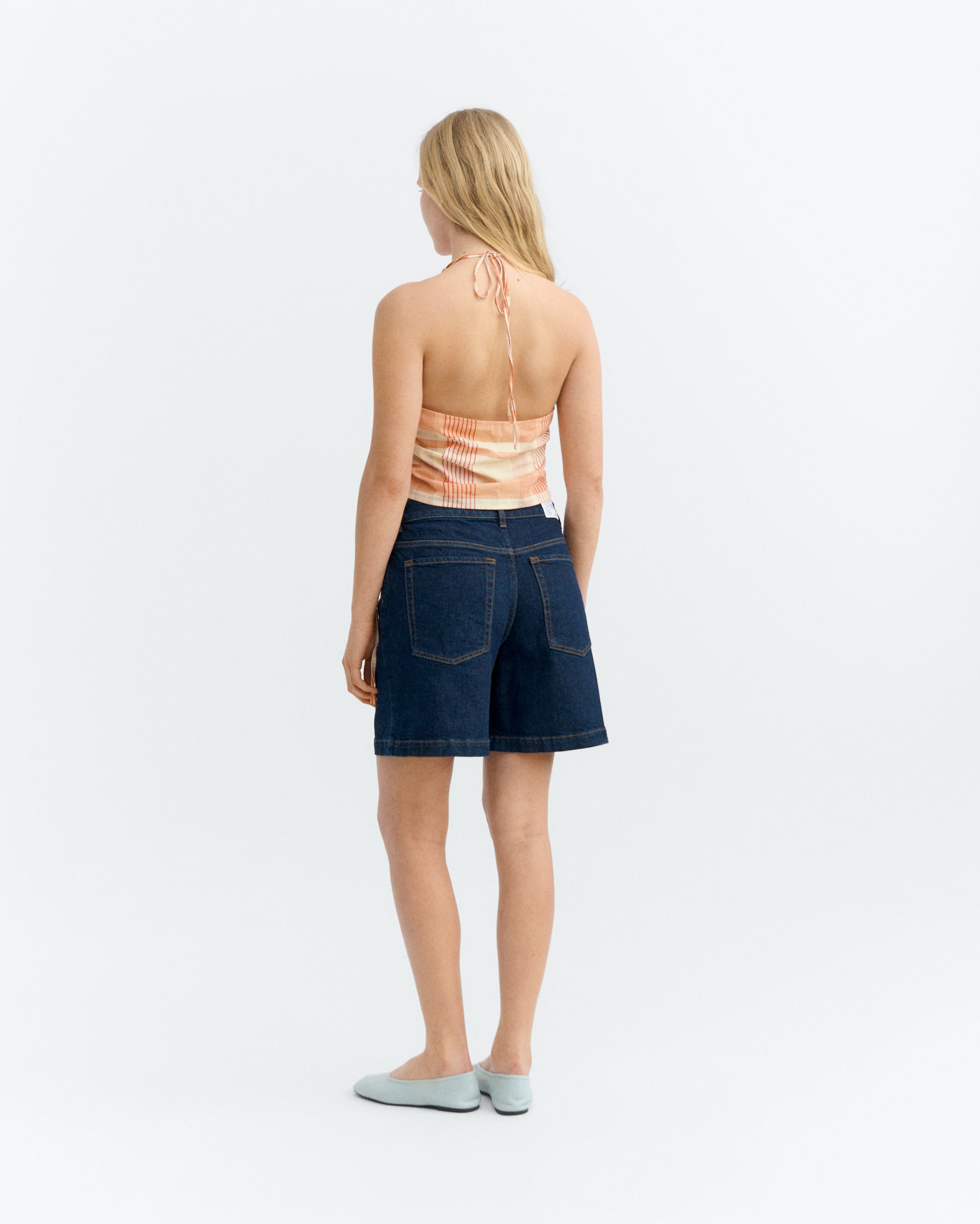 Sustainable Shorts Denim Luisa Woman | Thinking Mu