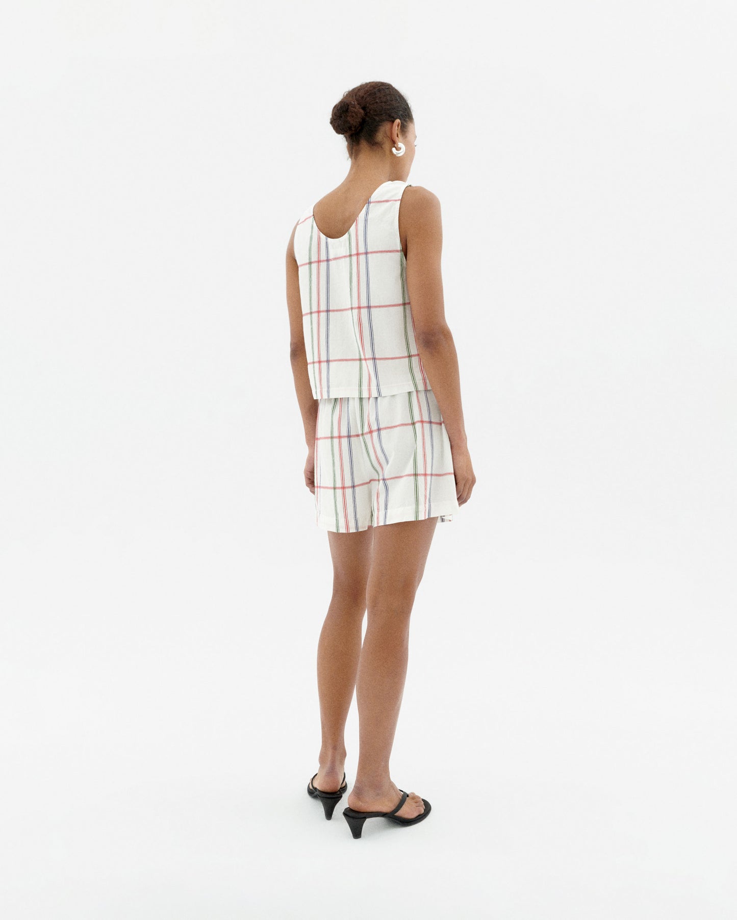 Short rayas multicolor Geranio sostenible-4