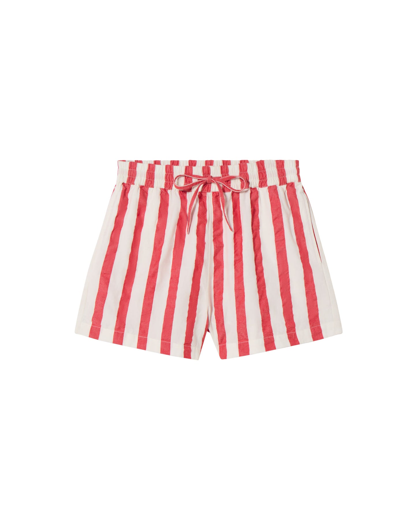 Short rayas rojas Geranio sostenible - silueta 1