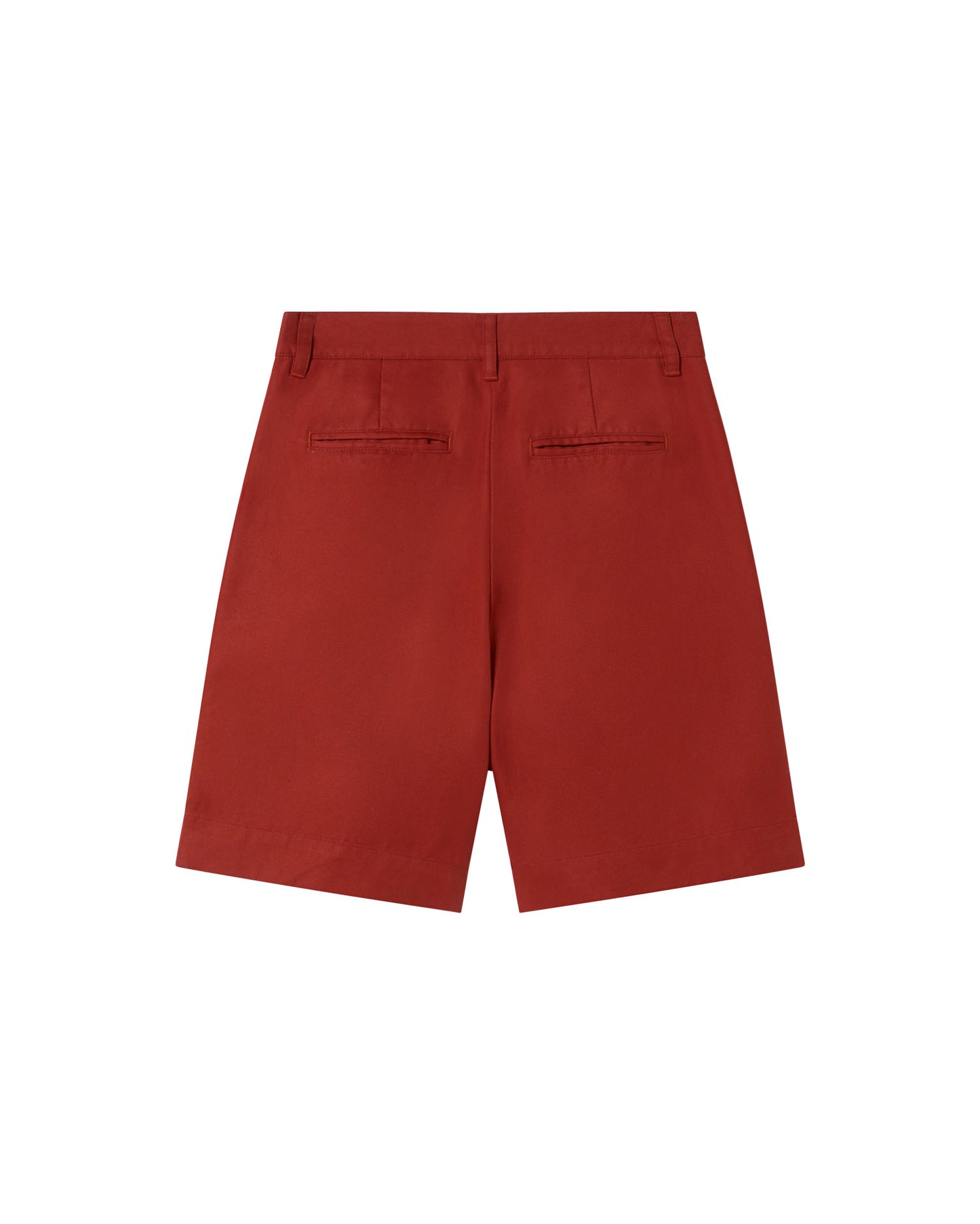 Short rojo hemp Lia sostenible - silueta 2