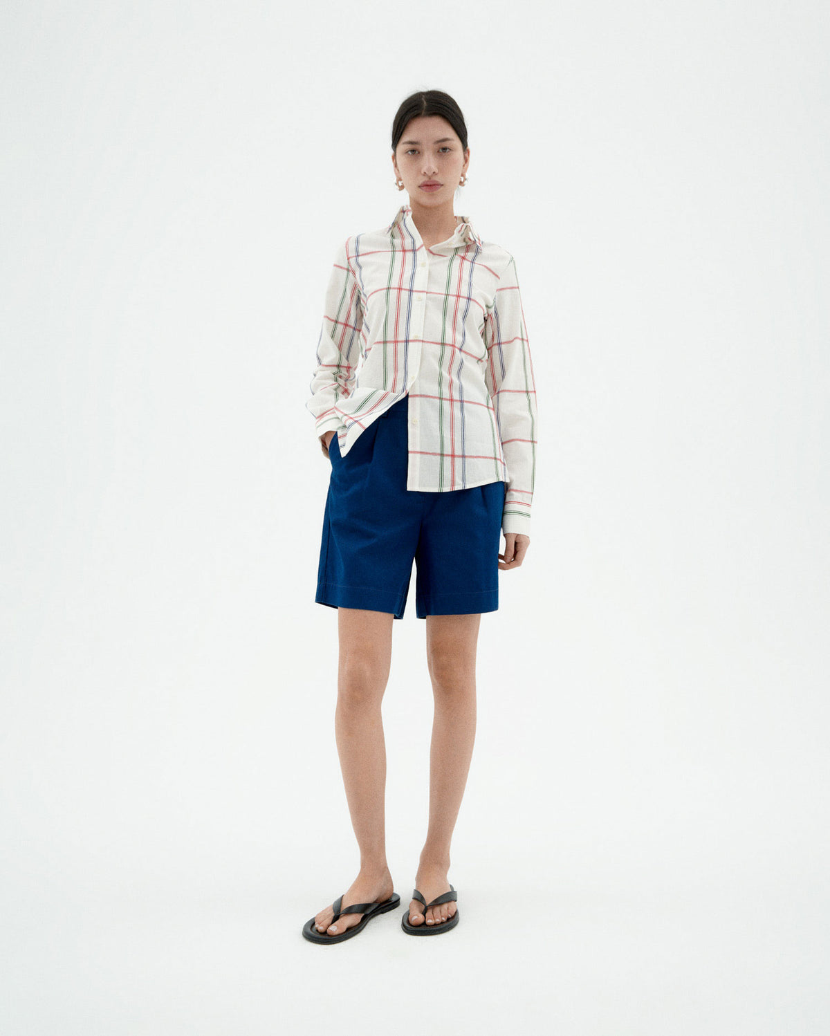 Short azul hemp Lia sostenible-2