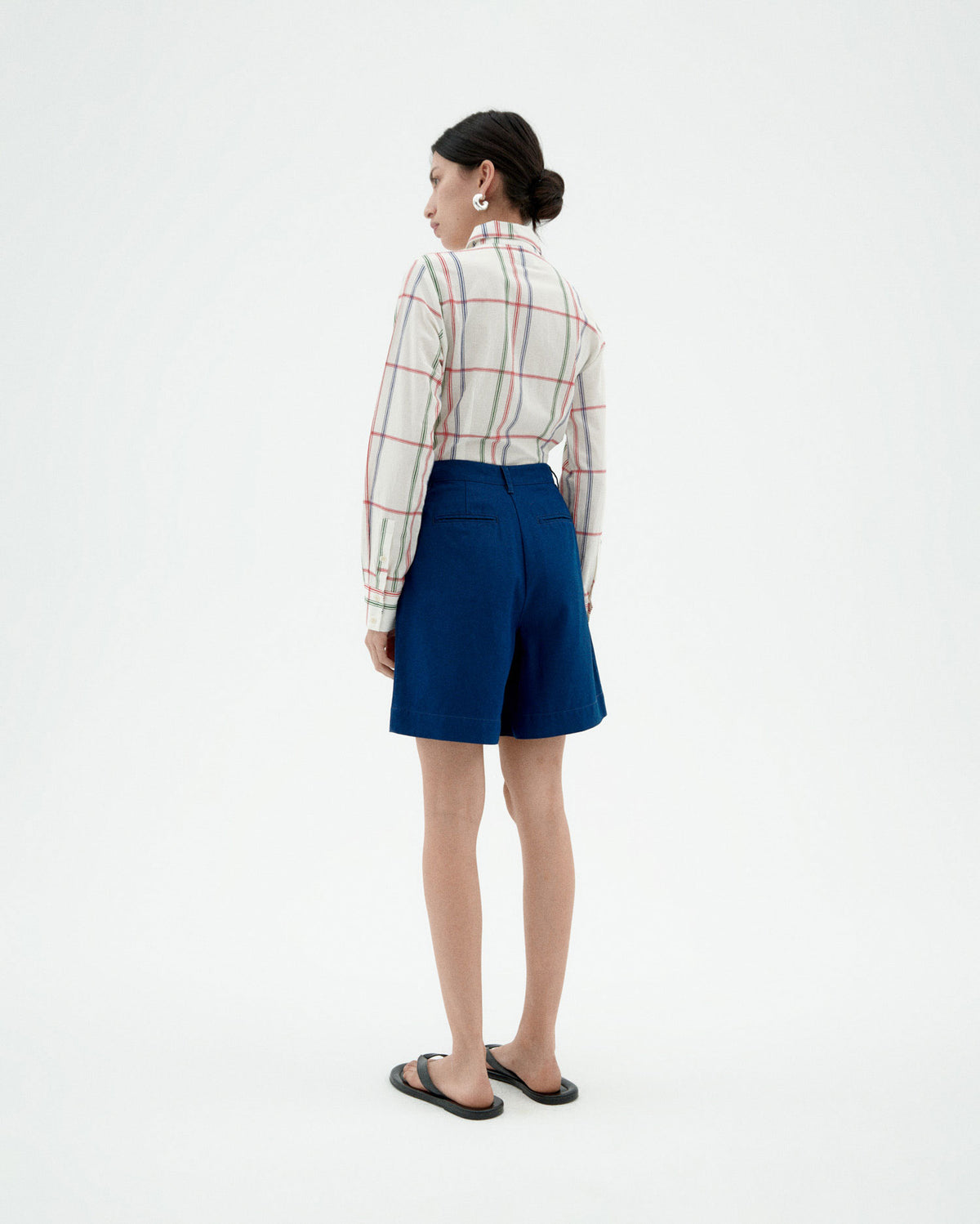 Short azul hemp Lia sostenible-4