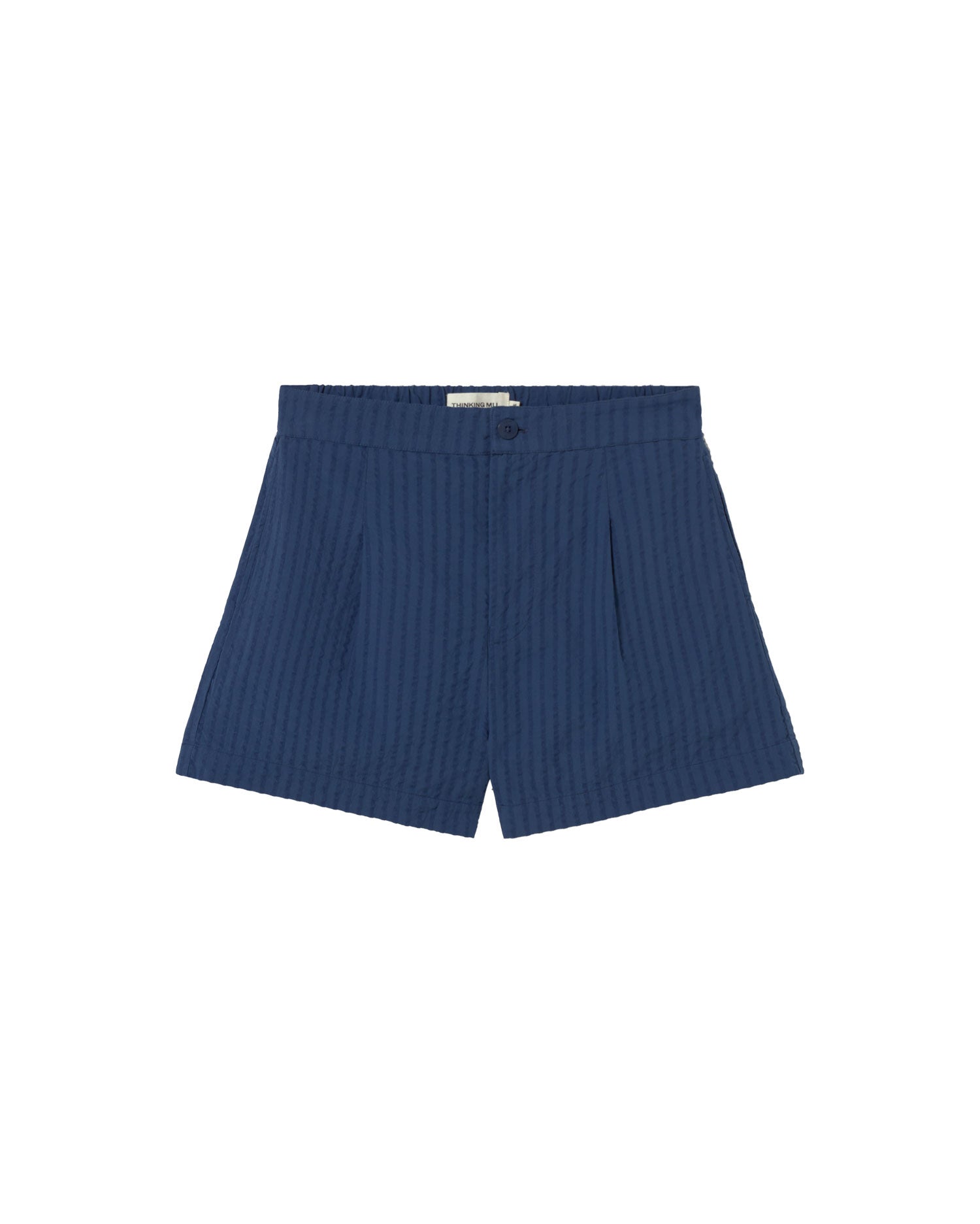 Short azul Narciso sostenible - silueta 1