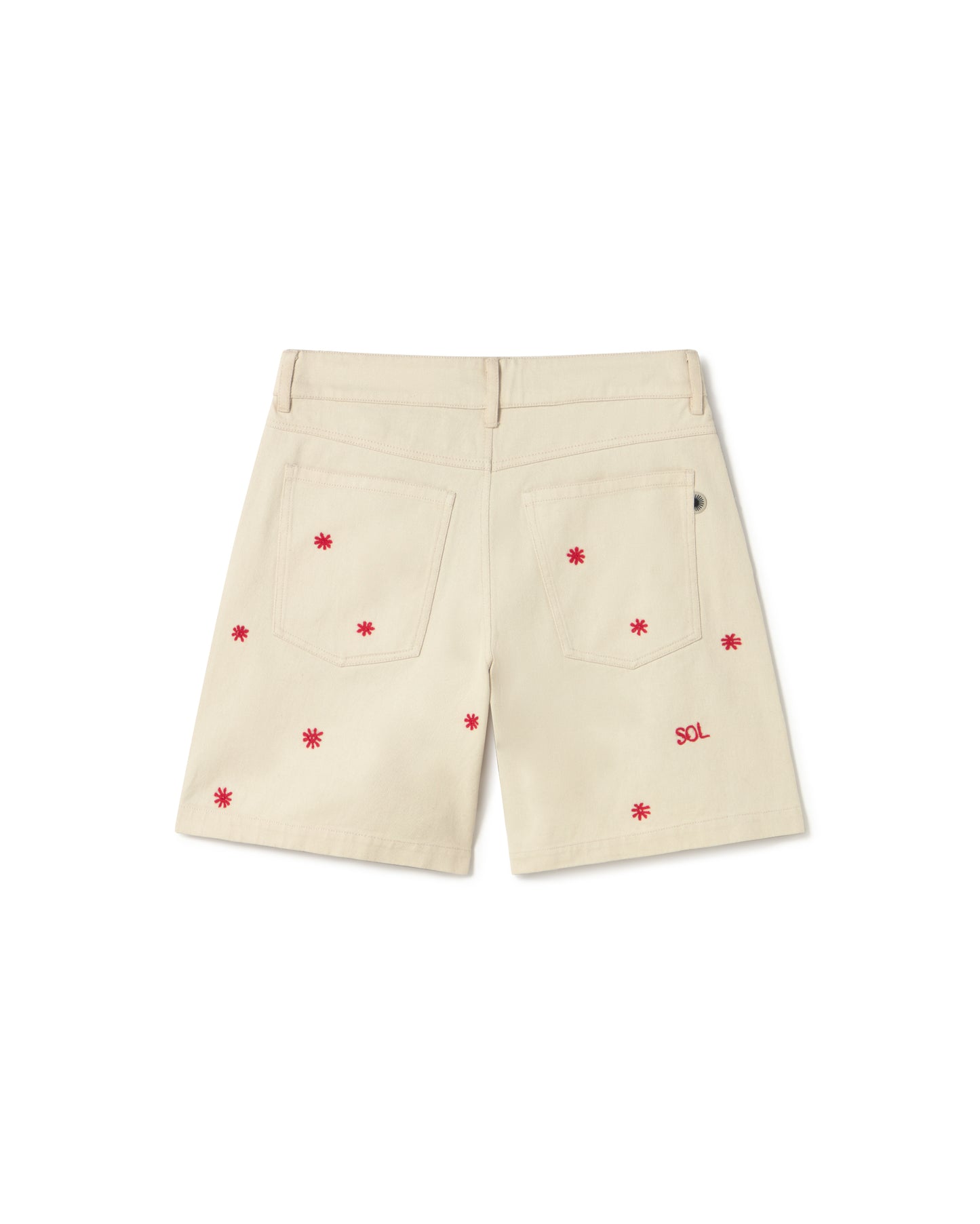 Short crudo sol chain Luisa sostenible - silueta 3