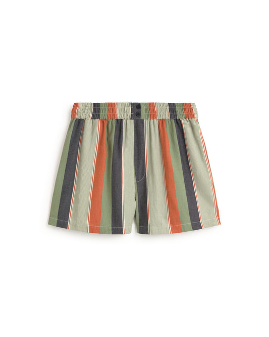 Shorts rayas multicolor Narciso sostenible silueta - 1