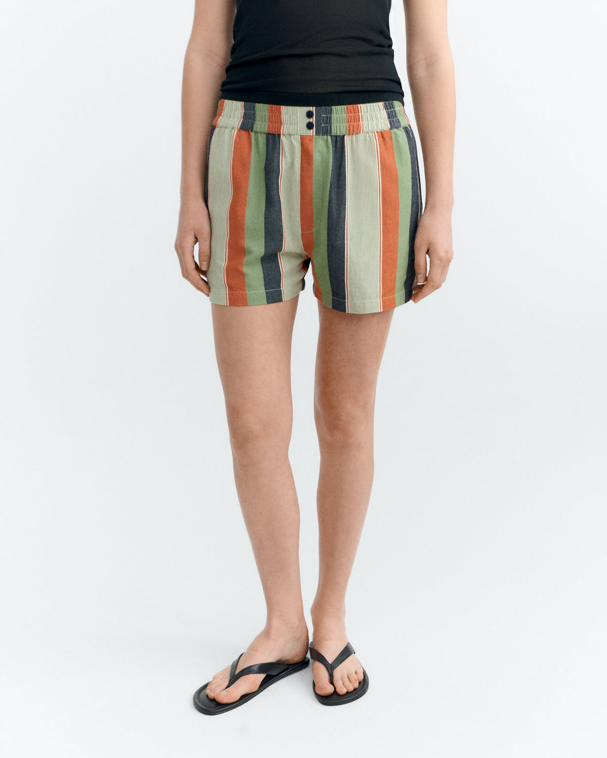 Shorts rayas multicolor Narciso sostenible - 2