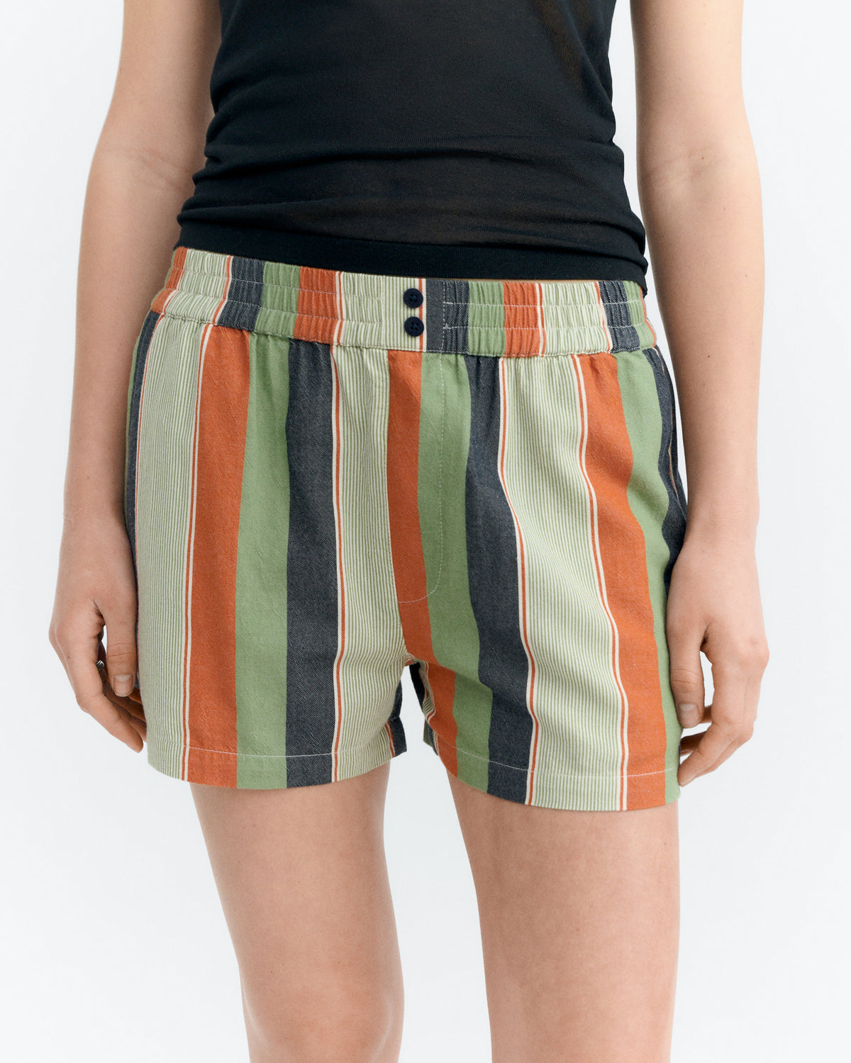 Shorts rayas multicolor Narciso sostenible - 3