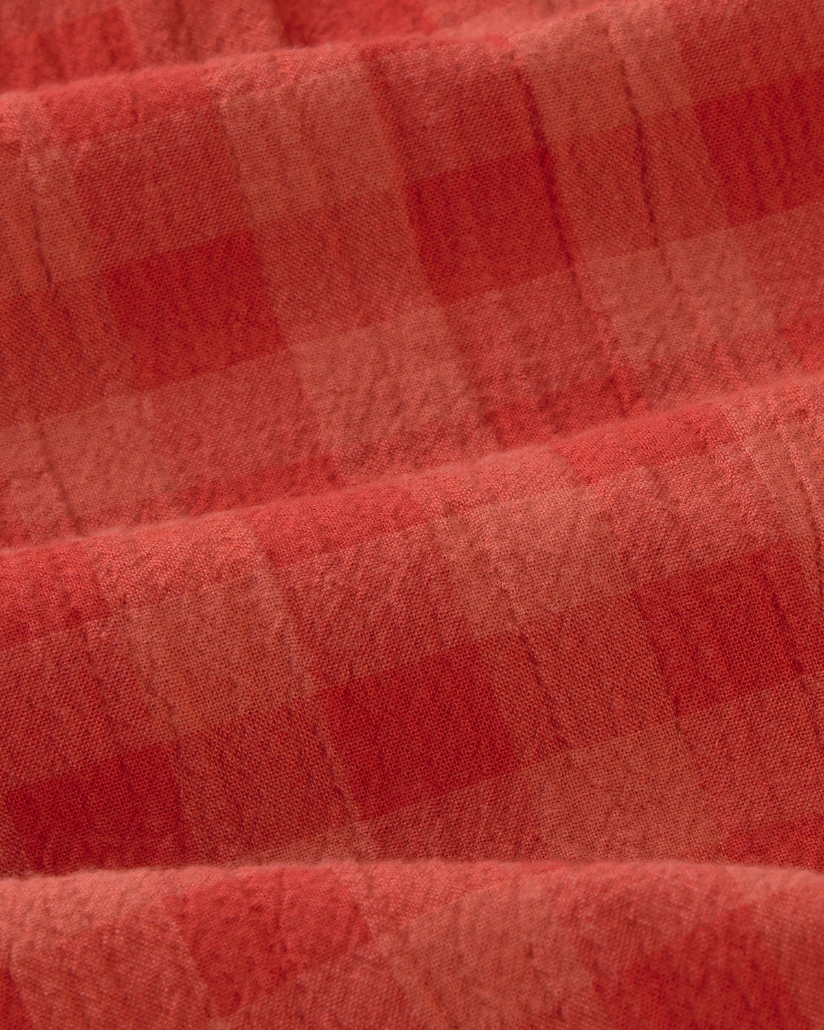 Shorts seersucker rojo Geraldine sostenible silueta - 2