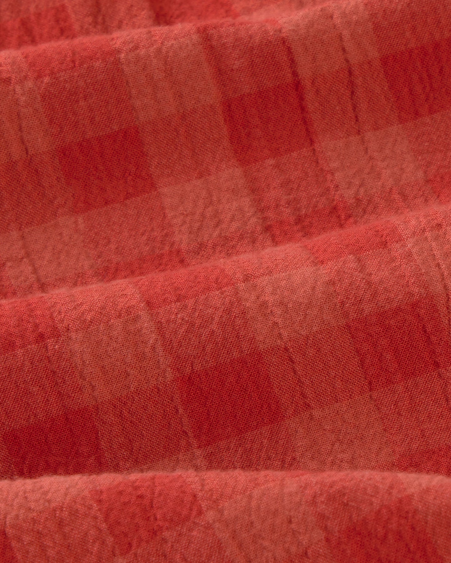 Shorts seersucker rojo Geraldine sostenible silueta - 2