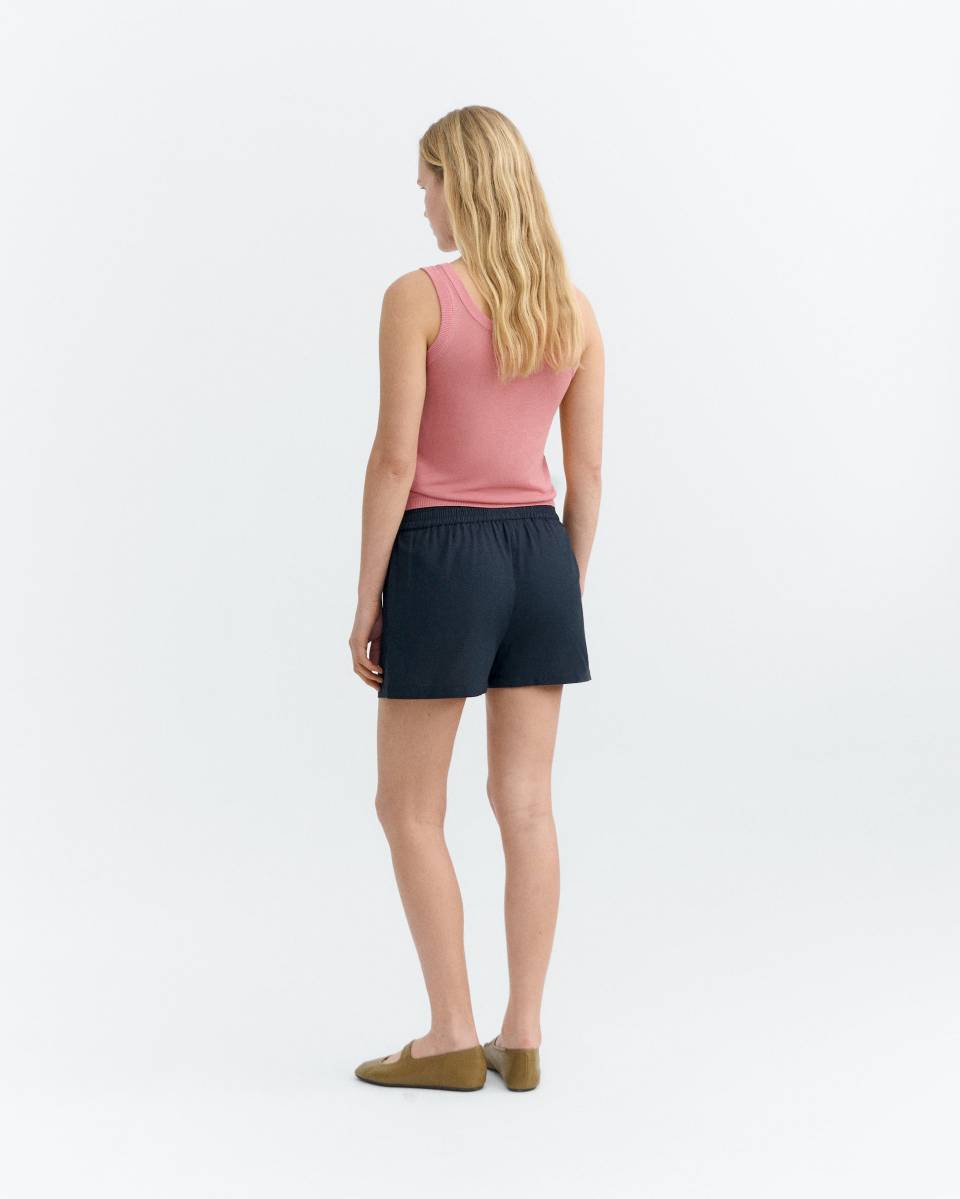 Shorts bordado a mano fish Geraldine sostenible - 4