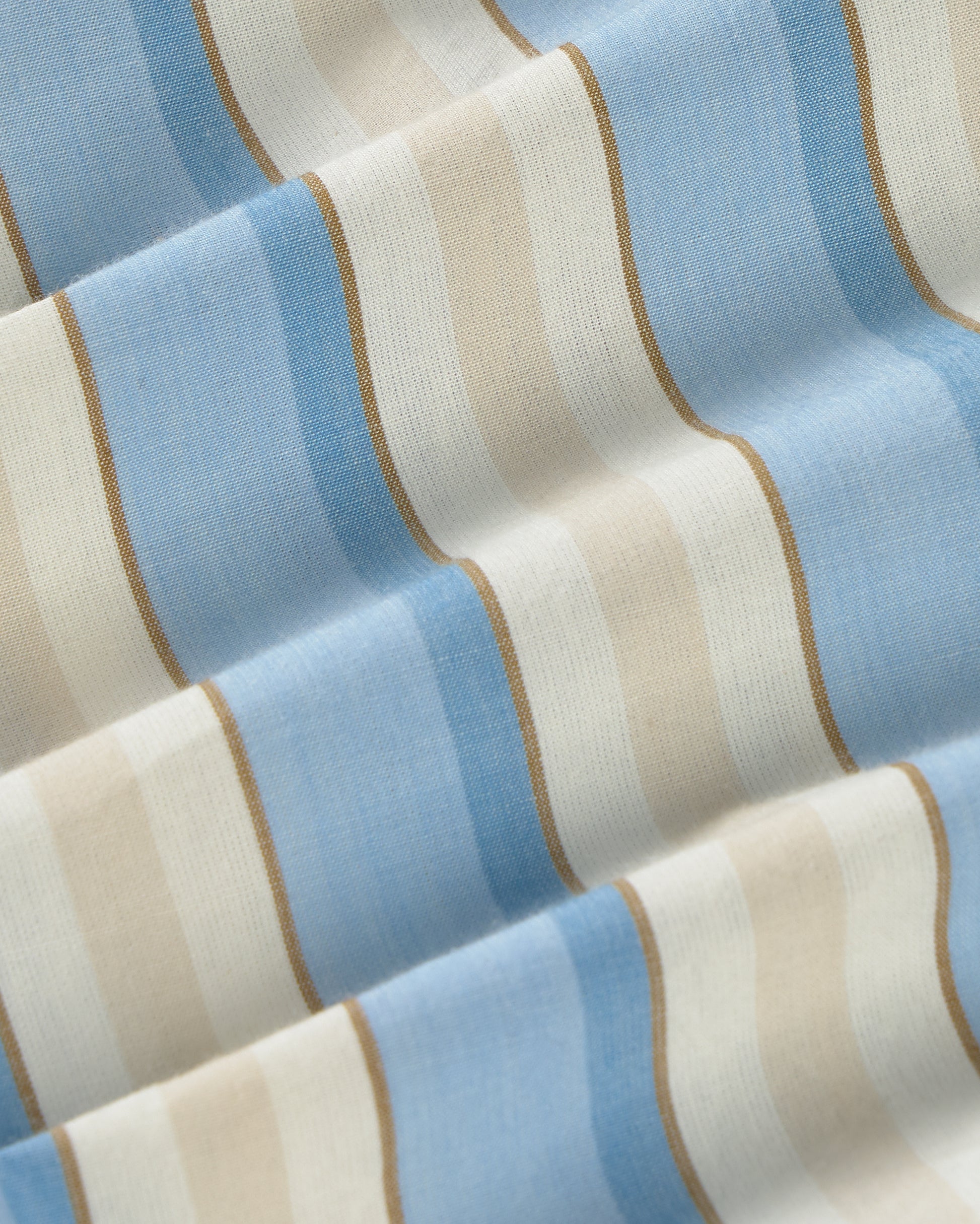 Shorts rayas azul Ger sostenible silueta - 2