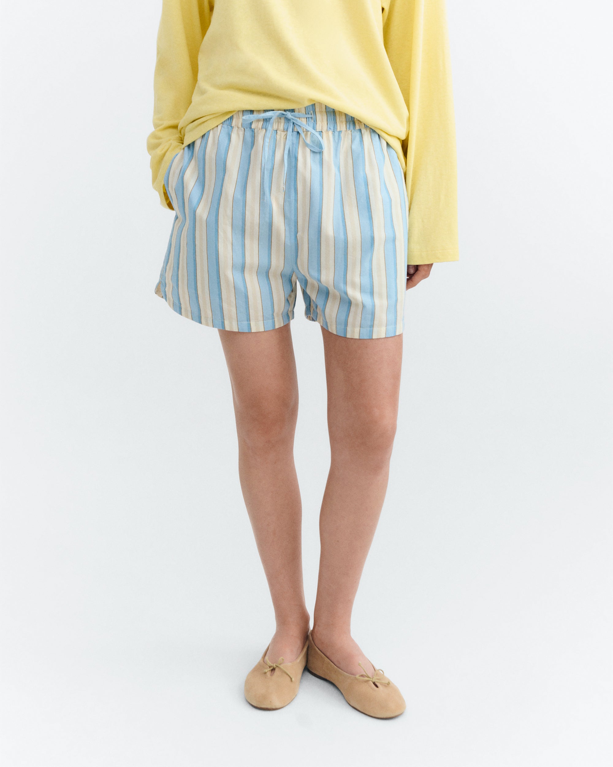 Shorts rayas azul Ger sostenible - 2
