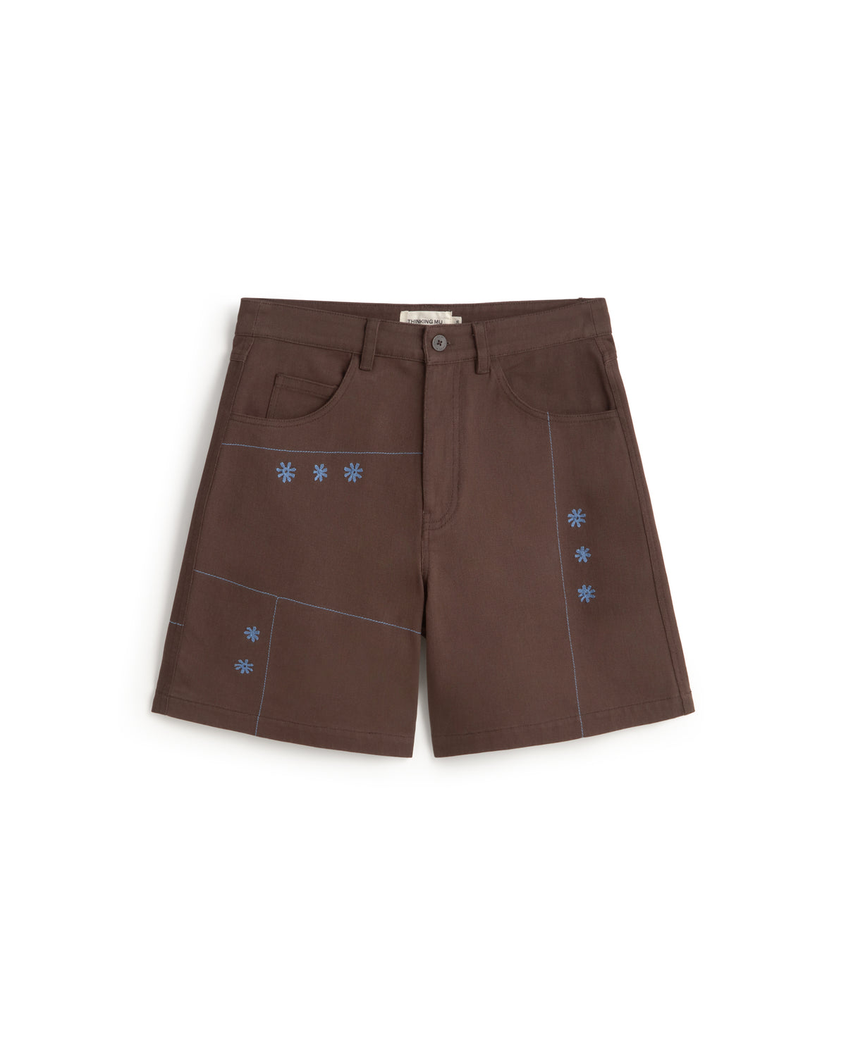 Shorts bordado a mano sole mio Luisa sostenible silueta - 1