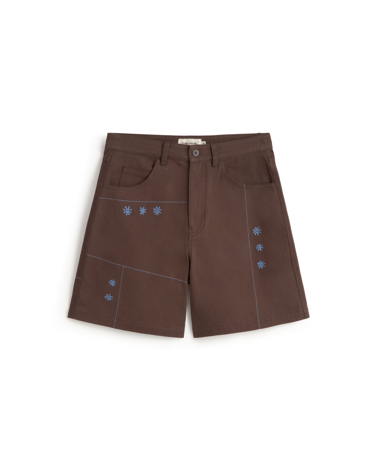 Shorts bordado a mano sole mio Luisa sostenible silueta - 1