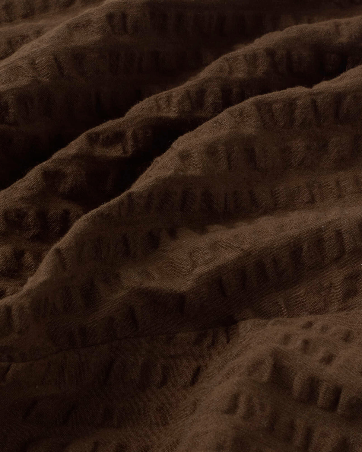 Shorts seersucker marrón Narciso sostenible silueta - 2