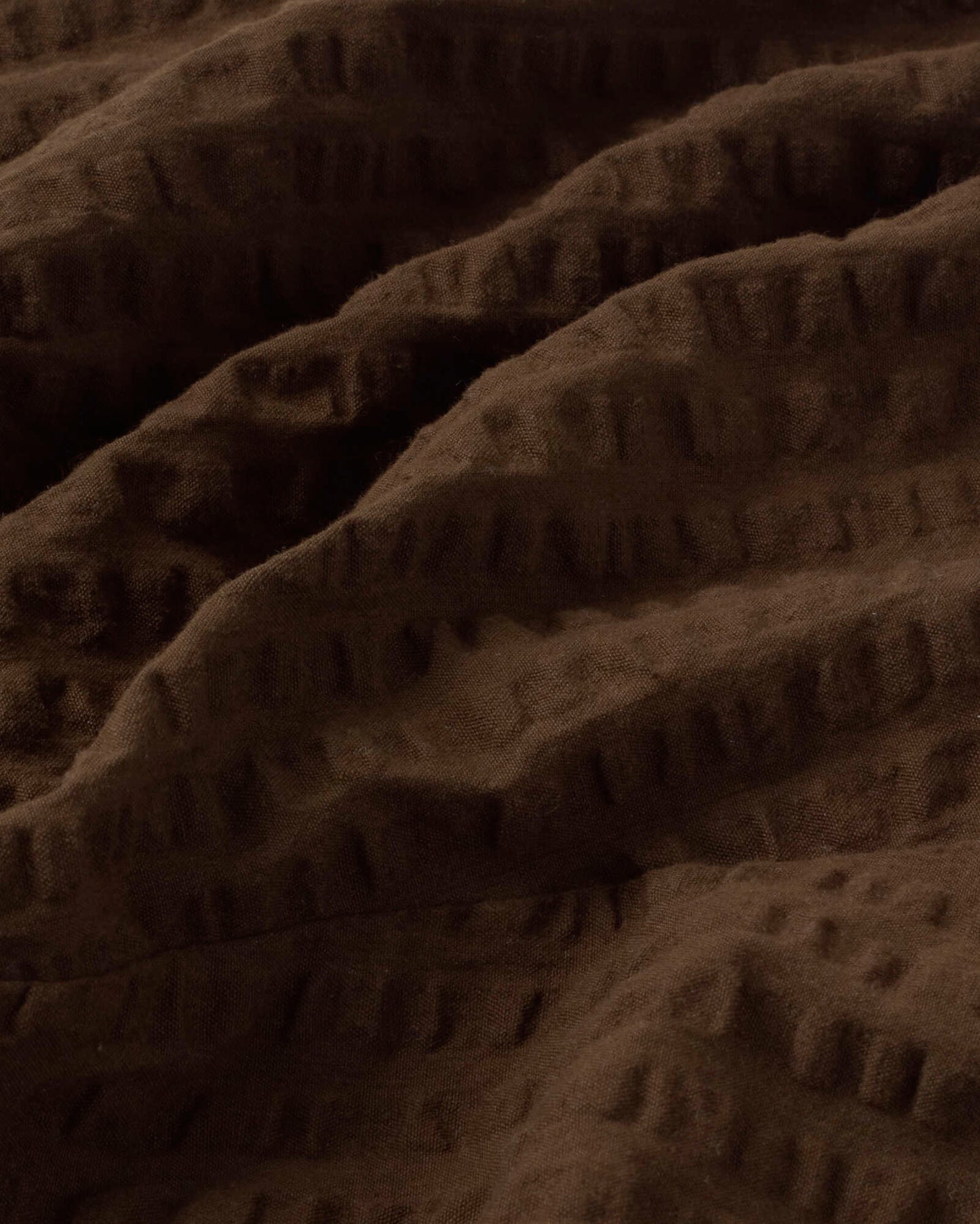 Shorts seersucker marrón Narciso sostenible silueta - 2