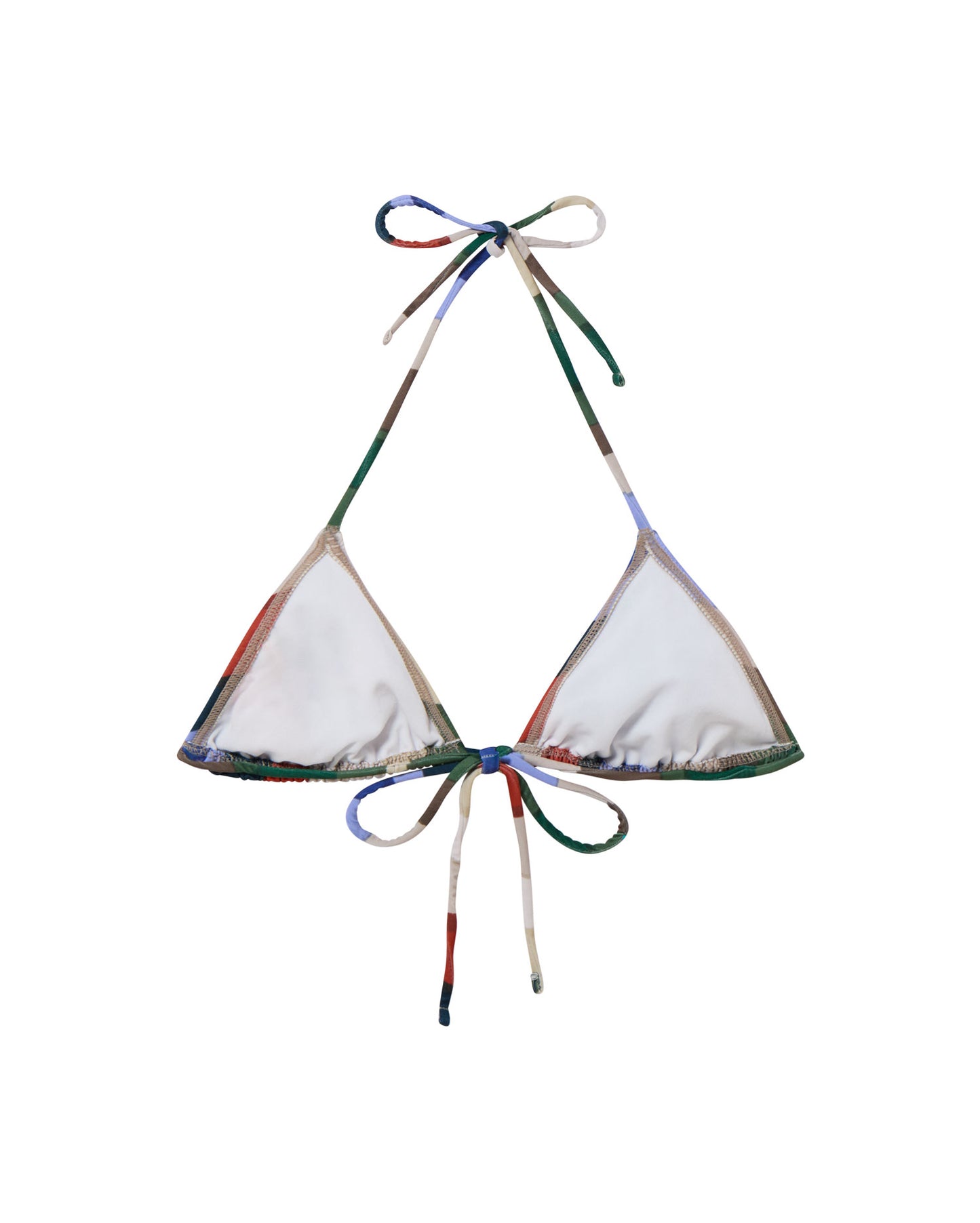 Top bikini multicolor river Calabria sostenible - silueta 2