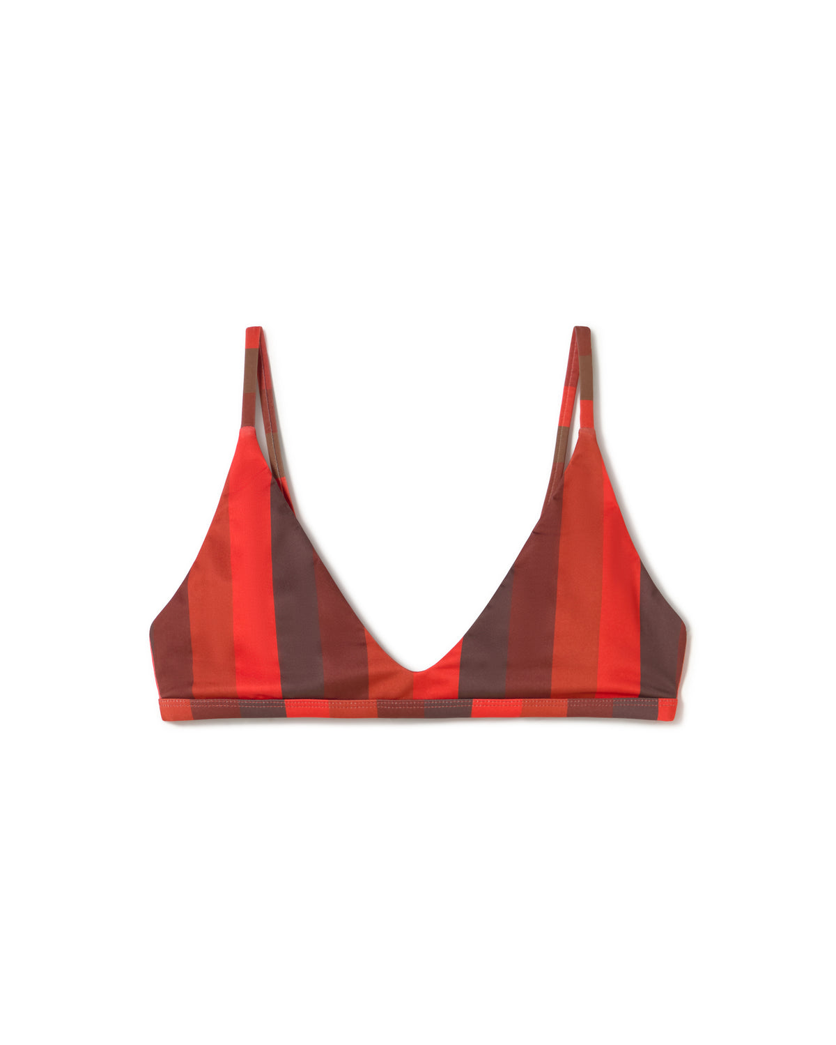 Top bikini multicolor firesand Tropea sostenible - silueta 1