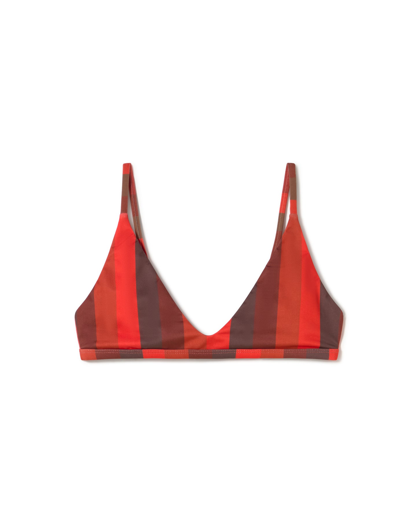 Top bikini multicolor firesand Tropea sostenible - silueta 1