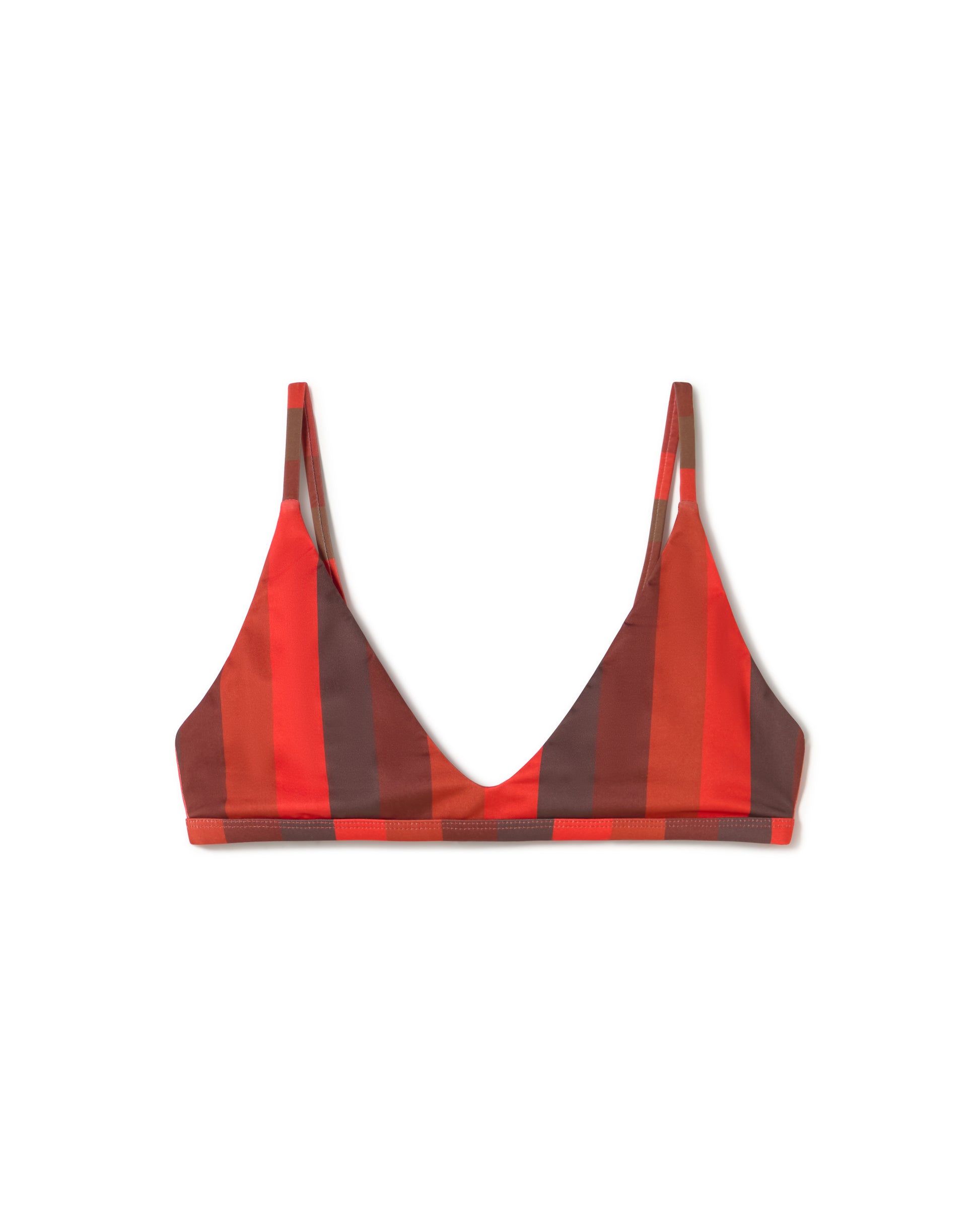 Top bikini multicolor firesand Tropea sostenible - silueta 1