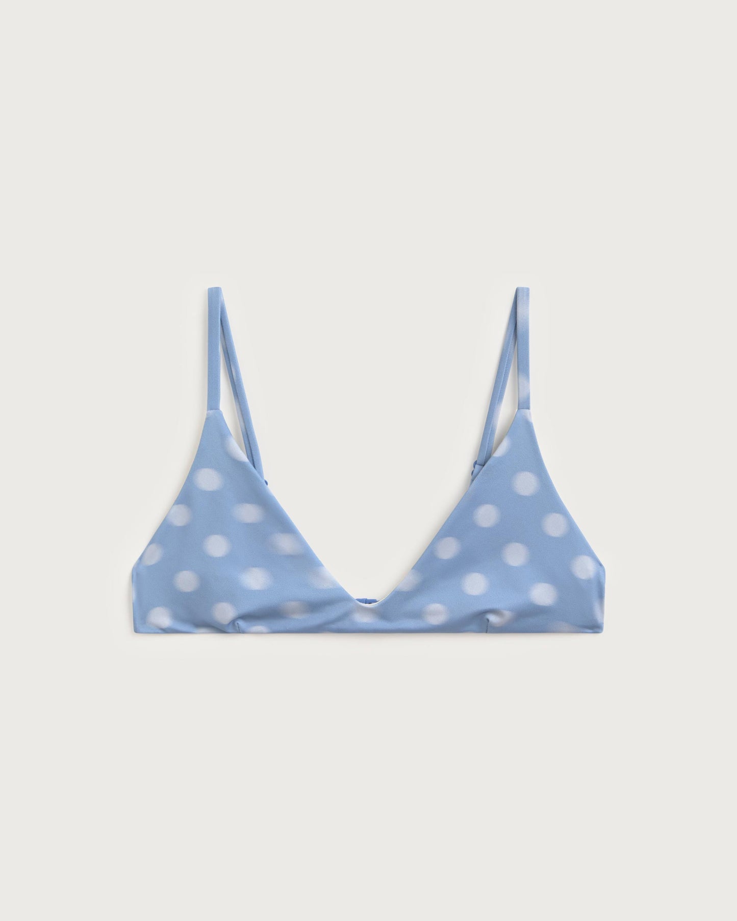 Braguita bikini lunares azul Positano sostenible silueta - 1