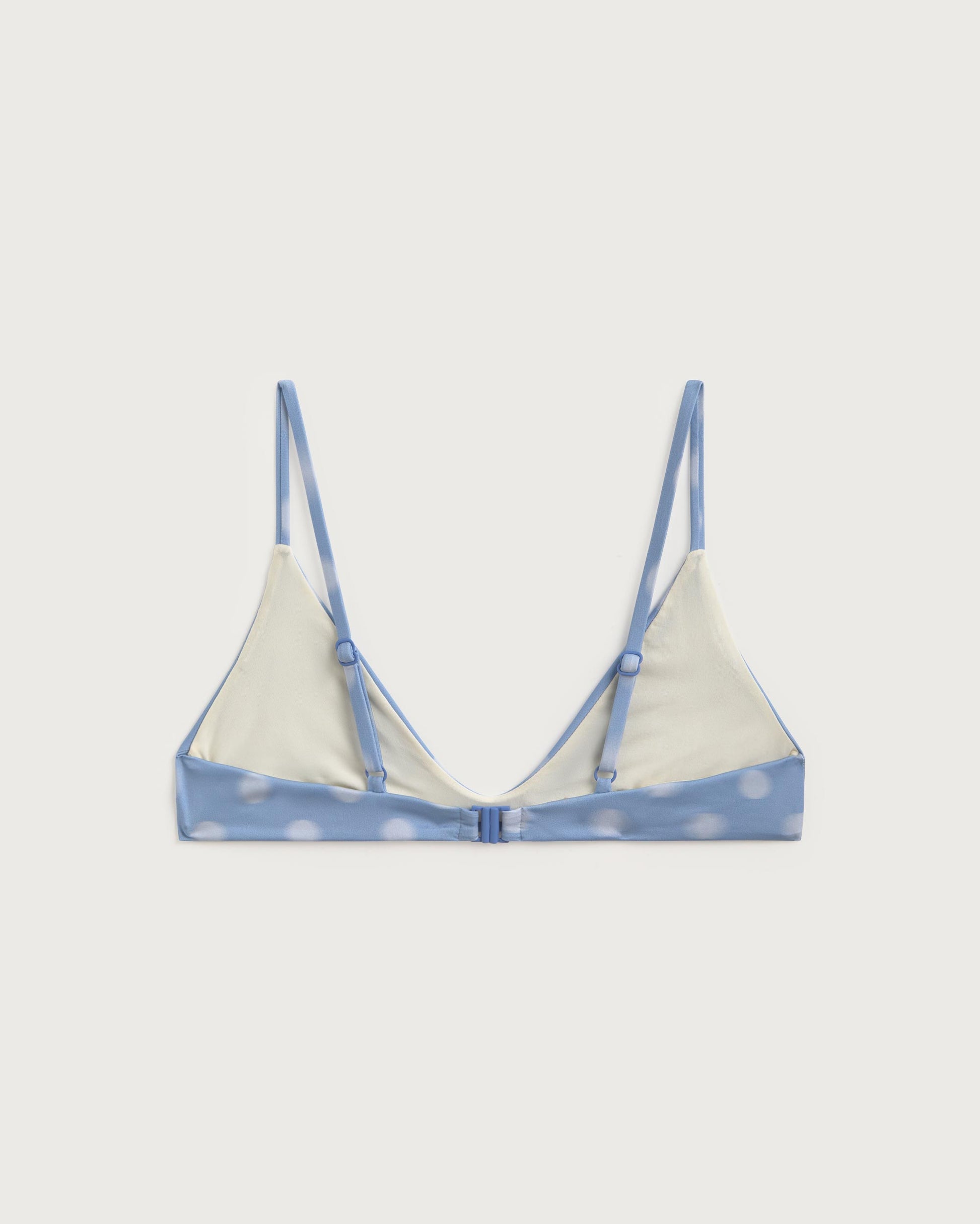 Braguita bikini lunares azul Positano sostenible silueta - 3