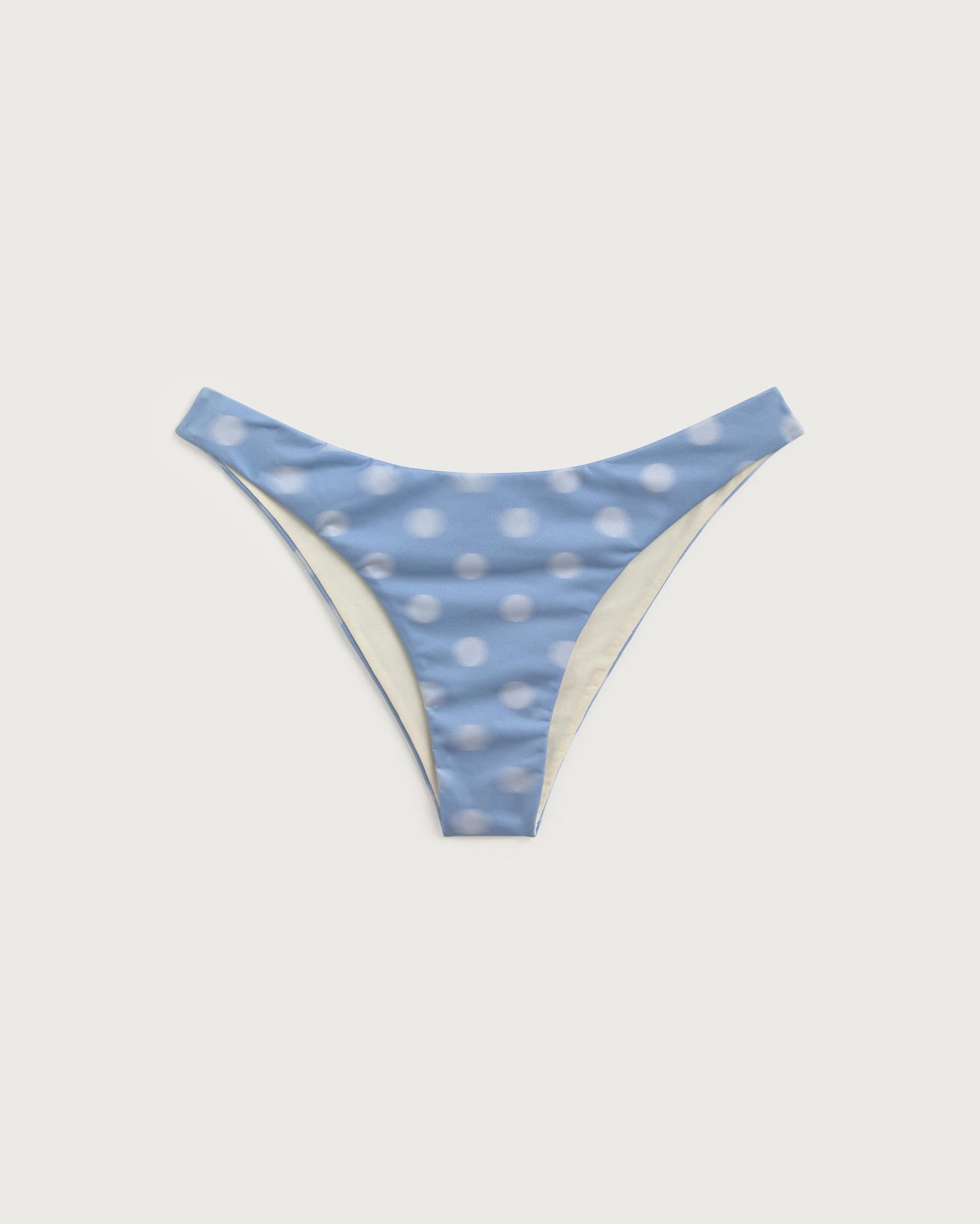 Braguita bikini lunares azul Sicilia sostenible silueta - 1