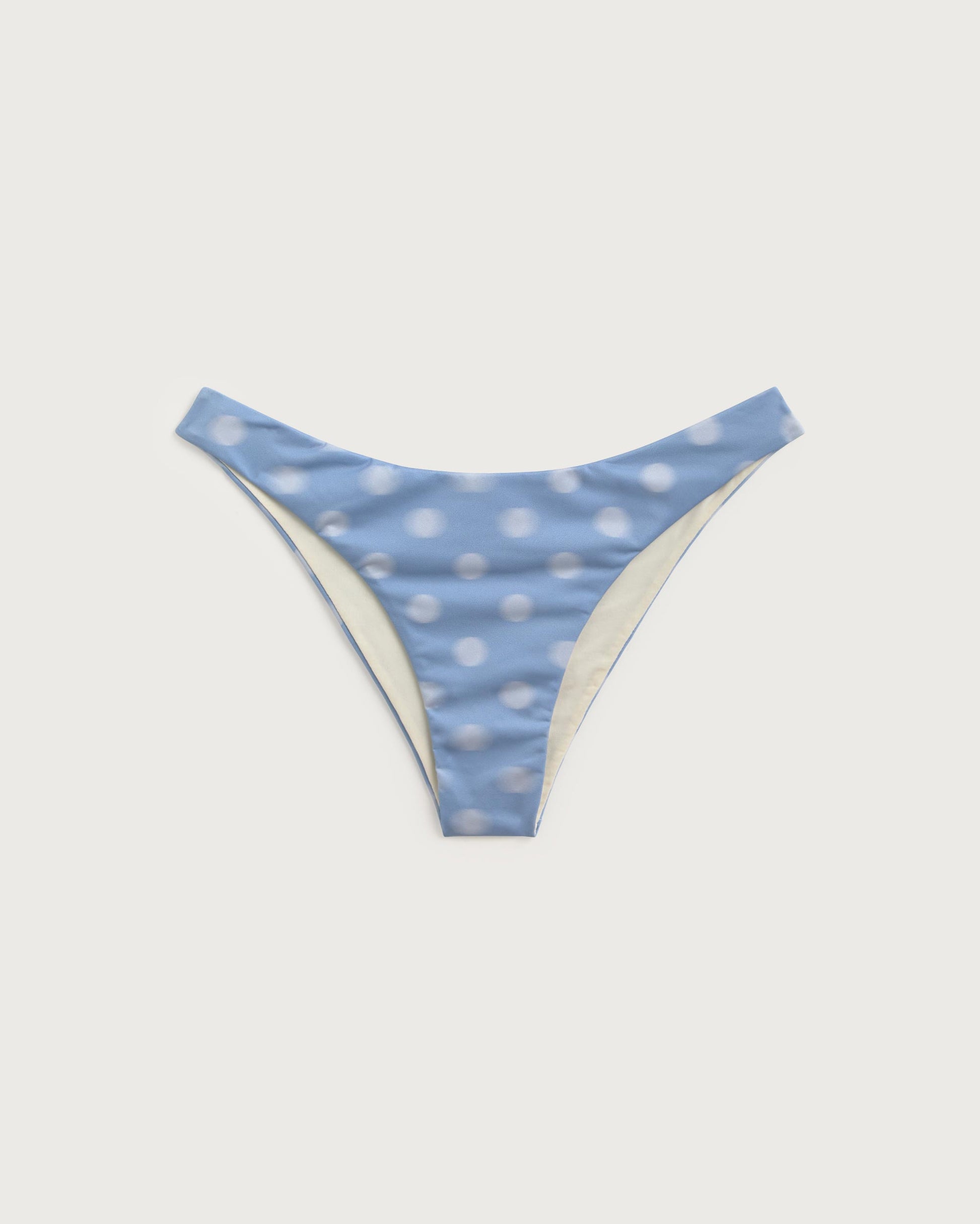 Braguita bikini lunares azul Sicilia sostenible silueta - 1