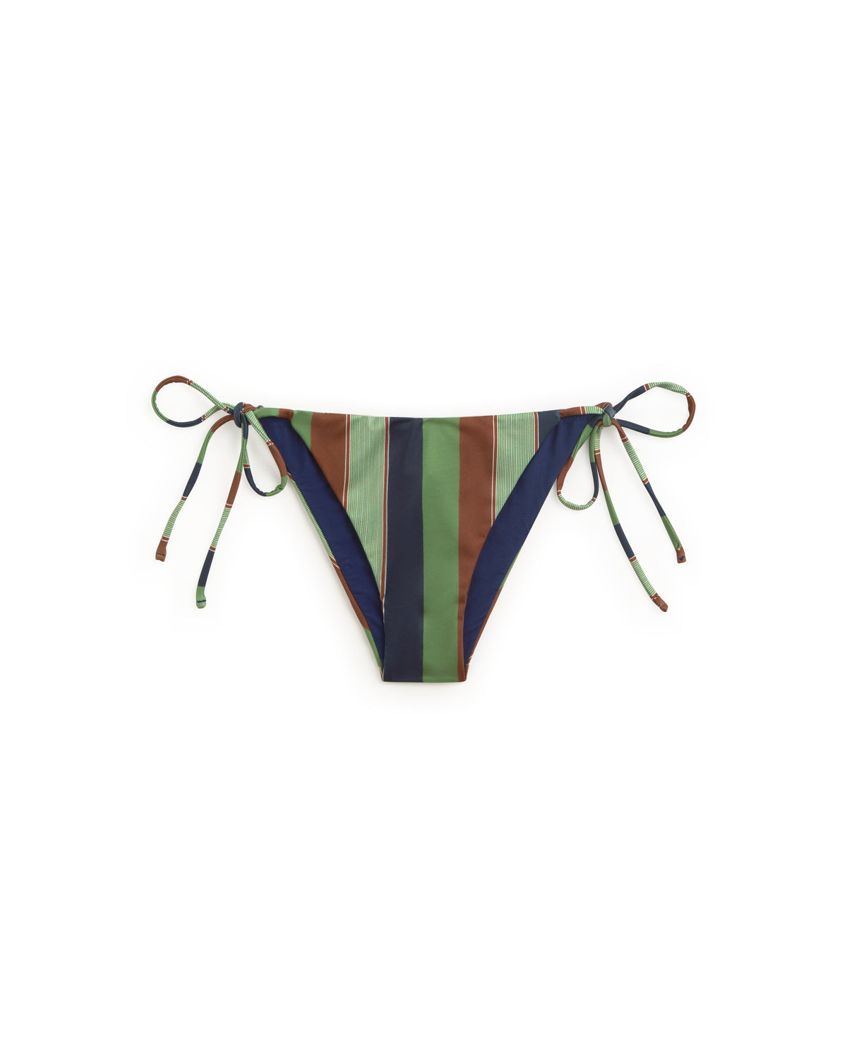 Braguita bikini ajustable rayas multicolor Palermo sostenible silueta - 1