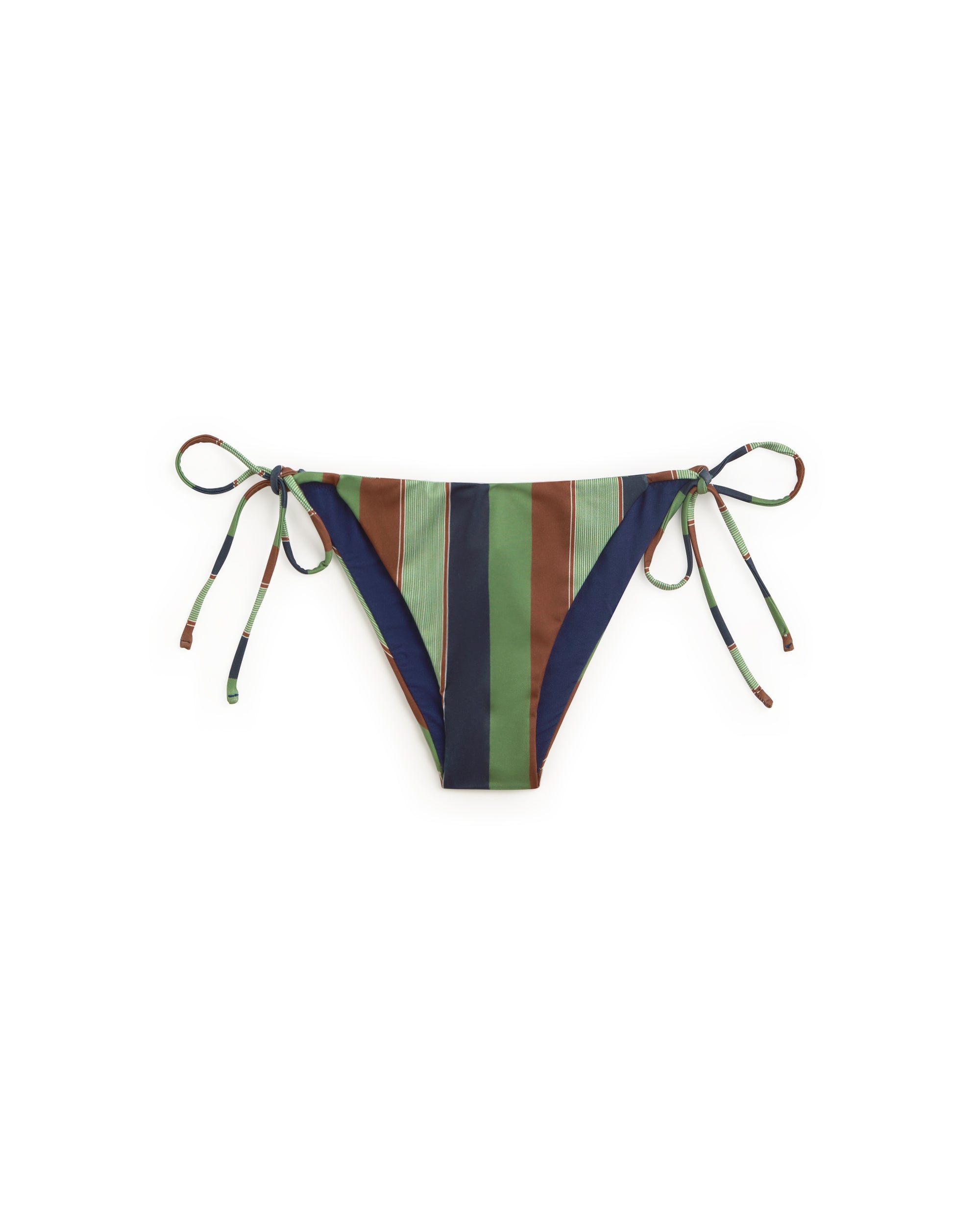 Braguita bikini ajustable rayas multicolor Palermo sostenible silueta - 1