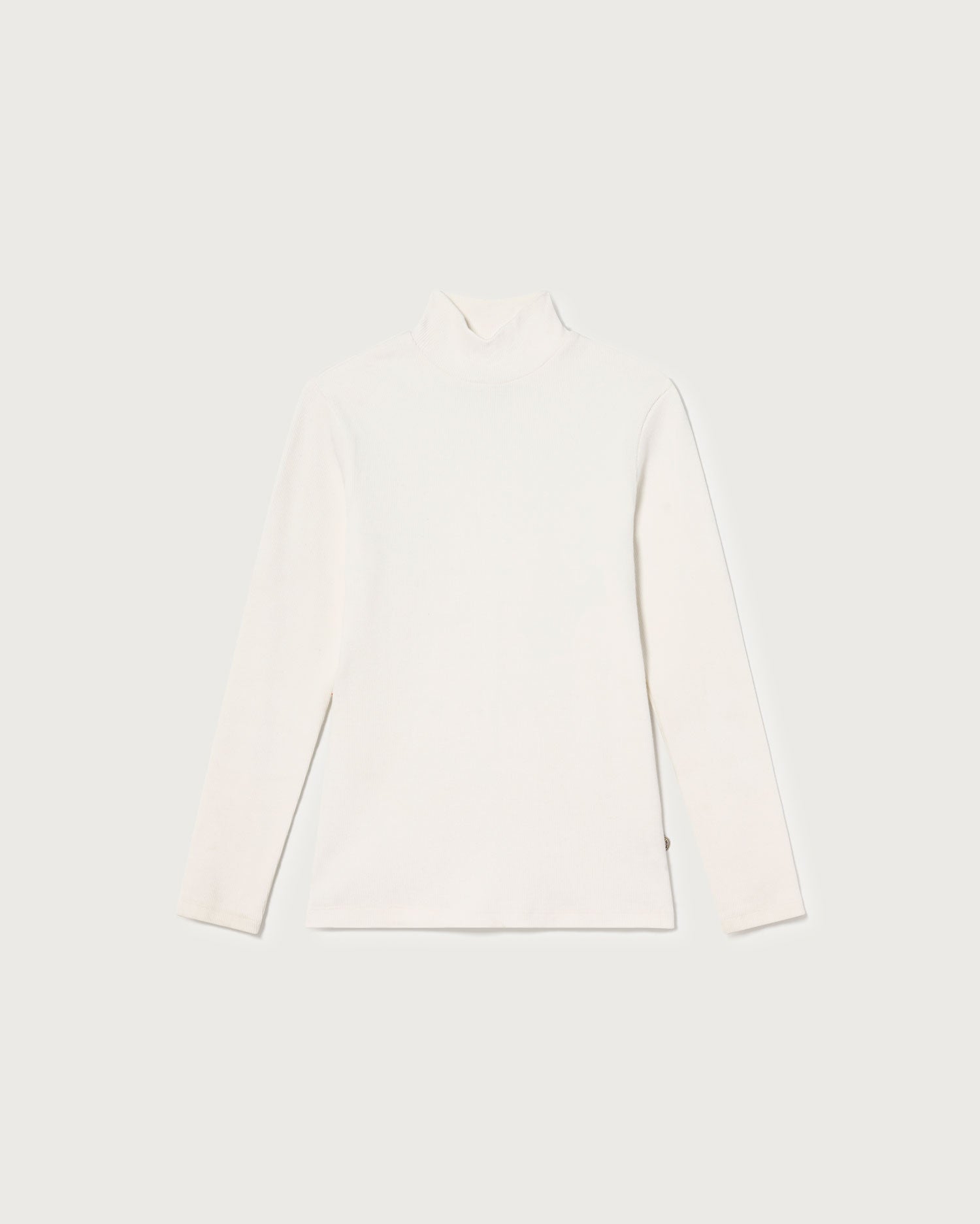 Top blanco Aine rib sostenible - silueta 6