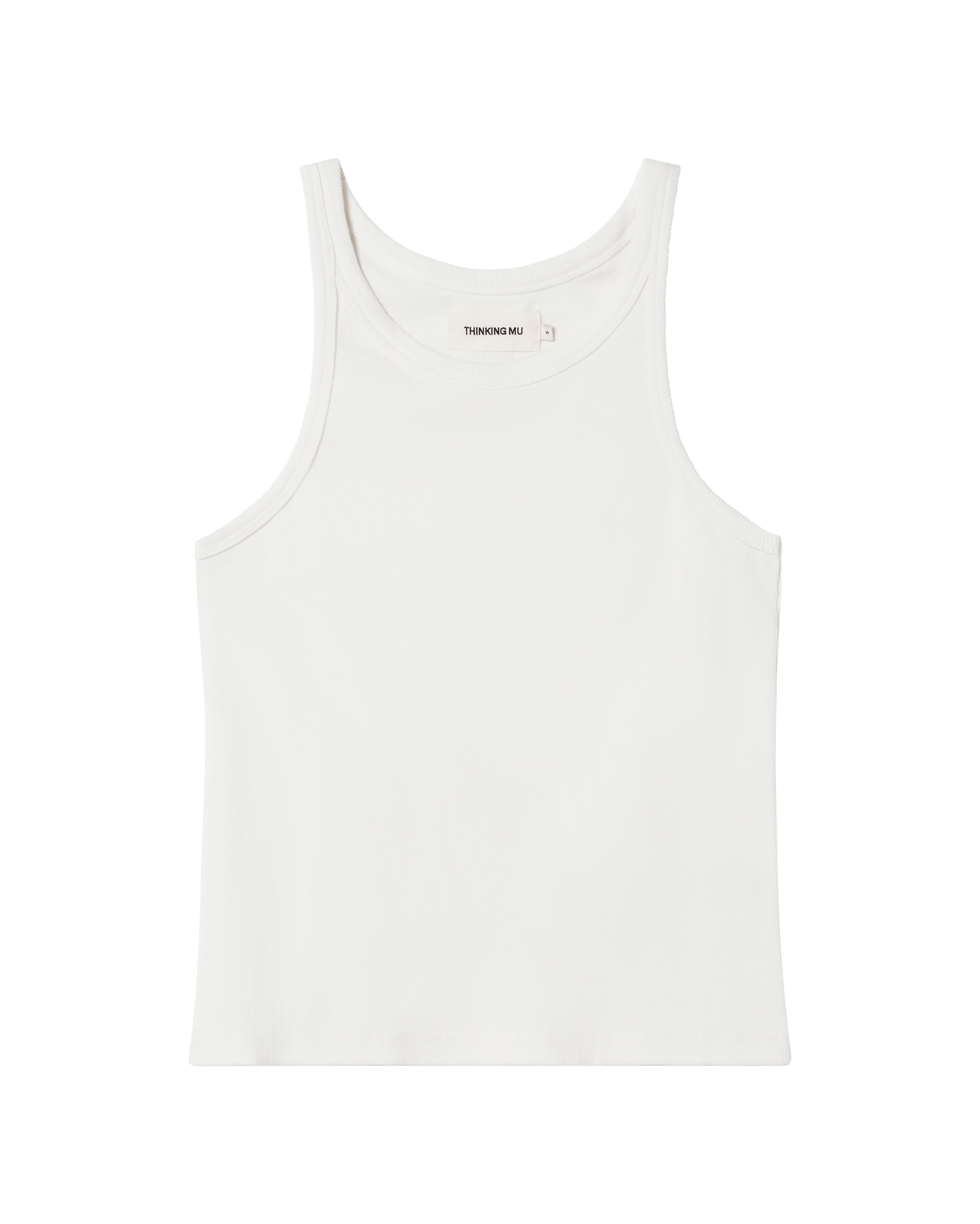 Top blanco Harriet sostenible  - silueta