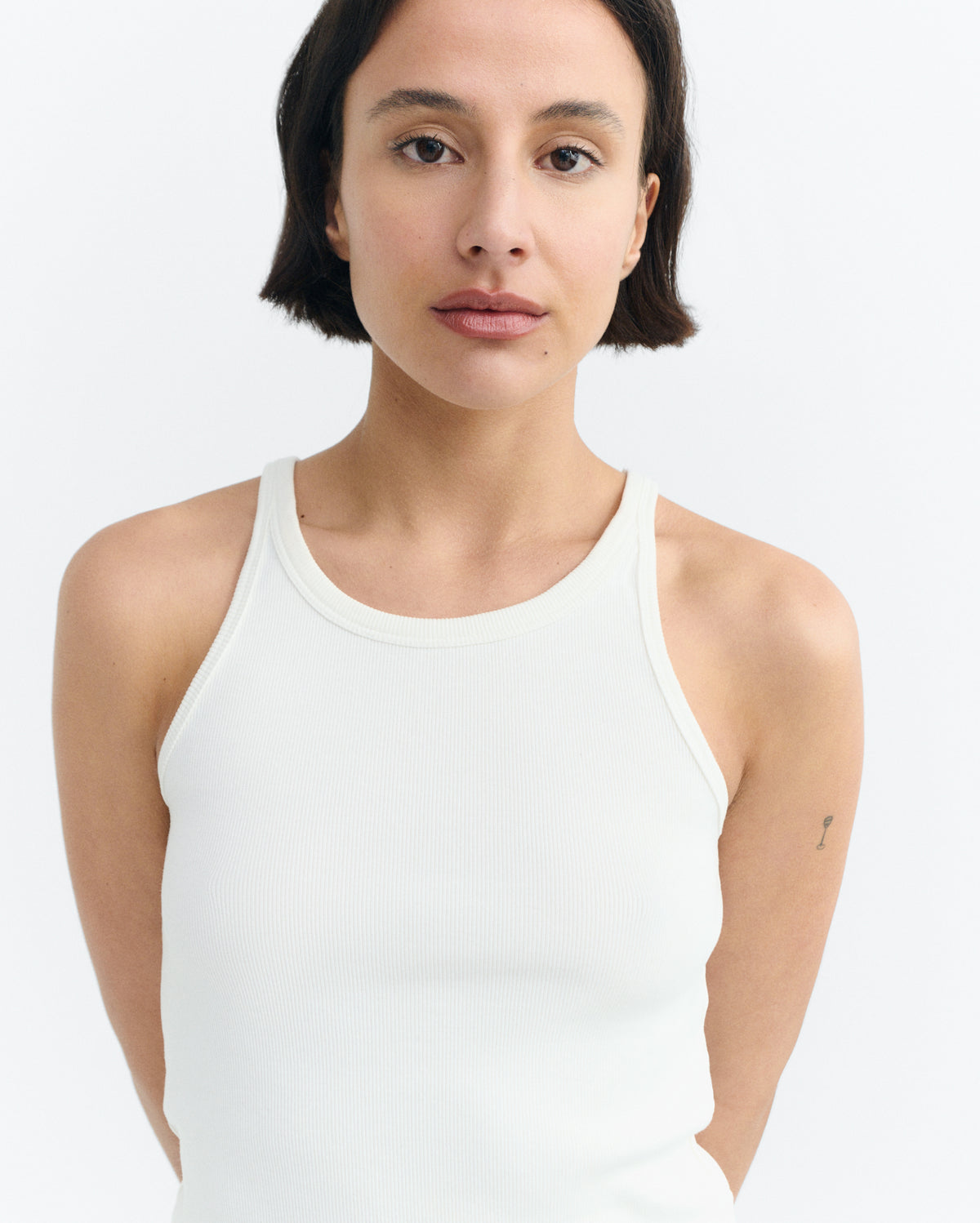 Top halter blanco Harriet sostenible - 3