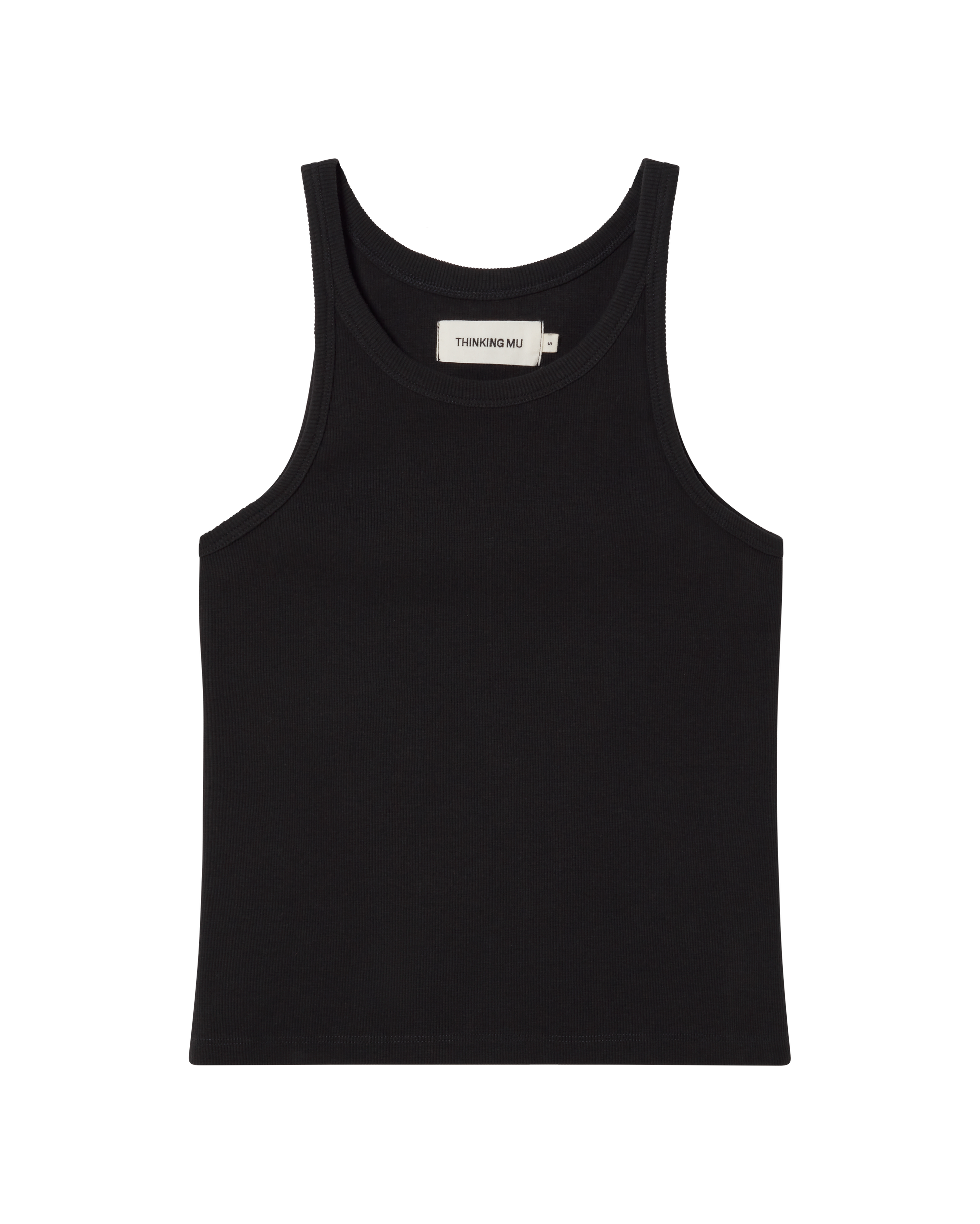 Top negro Harriet sostenible  - silueta