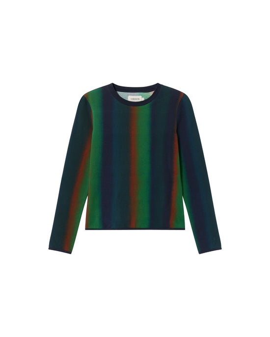 Top verde swamp Brisa sostenible - silueta 1