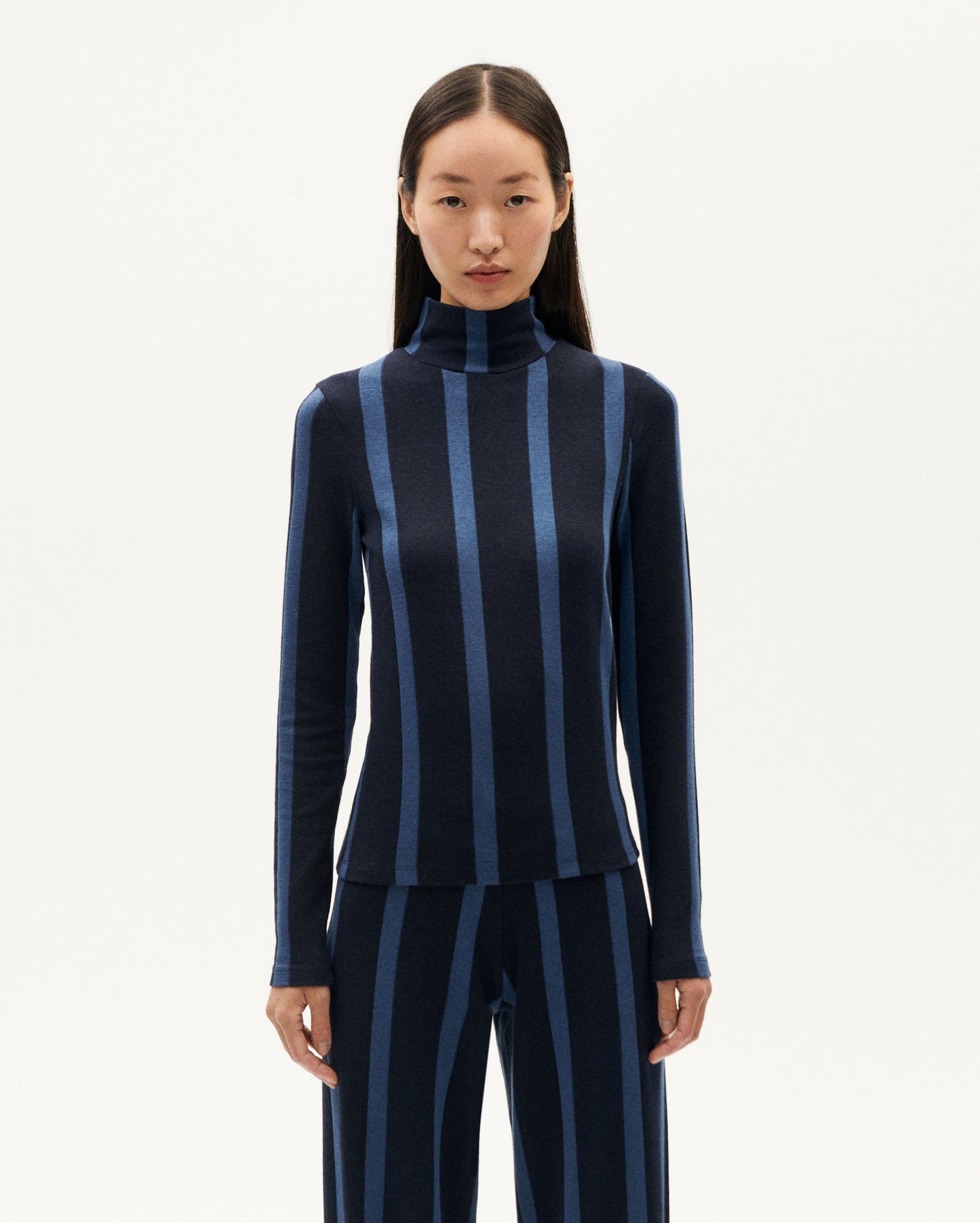 Top navy rayas lana Ellen sostenible-1