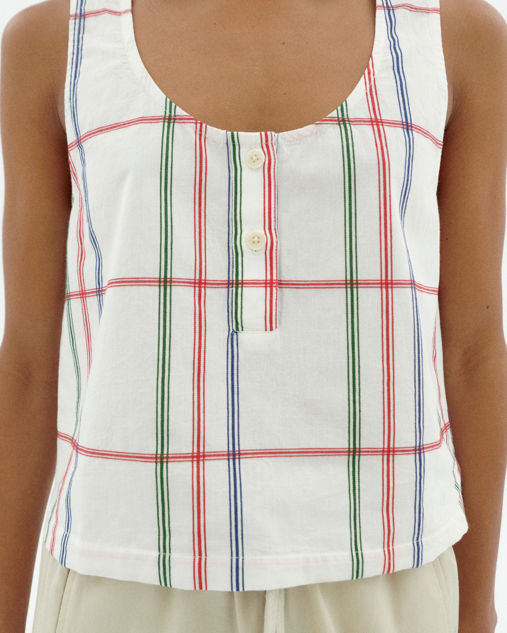 Top rayas multicolor Justine sostenible-3