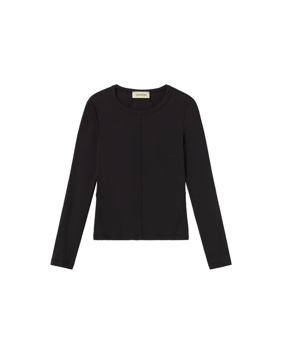 Top negro Susan sostenible - silueta 1