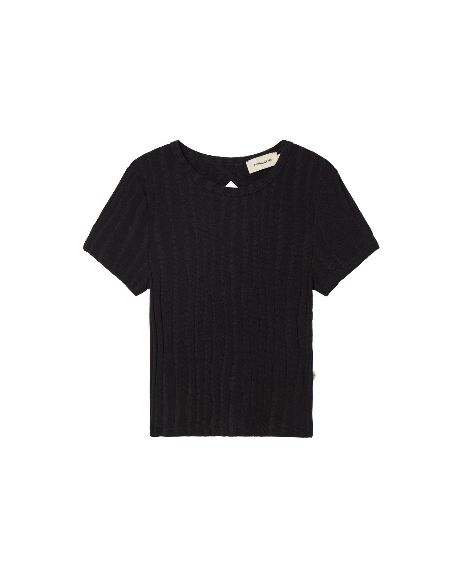 Top negro Rue sostenible - silueta 1