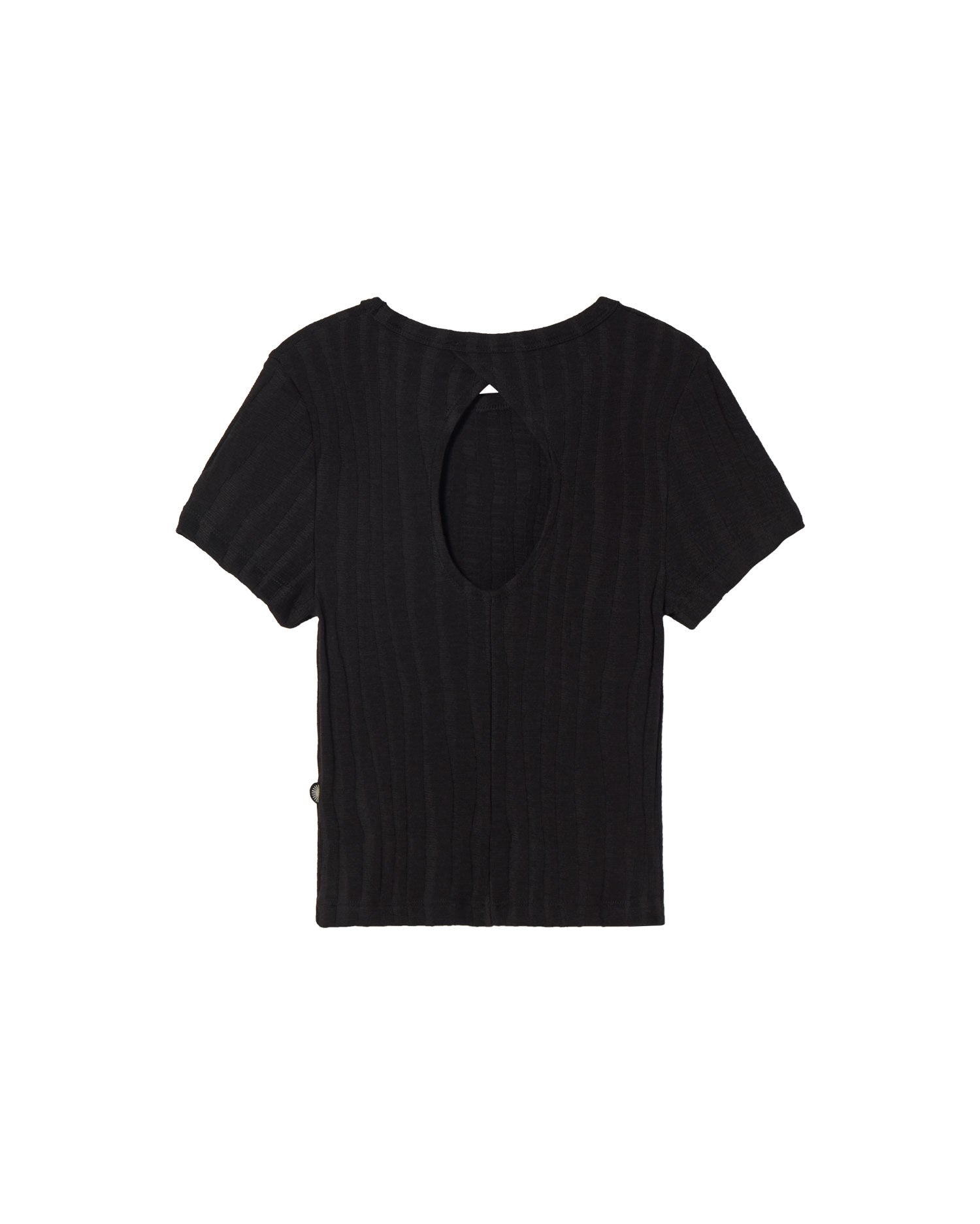 Top negro Rue sostenible - silueta 2