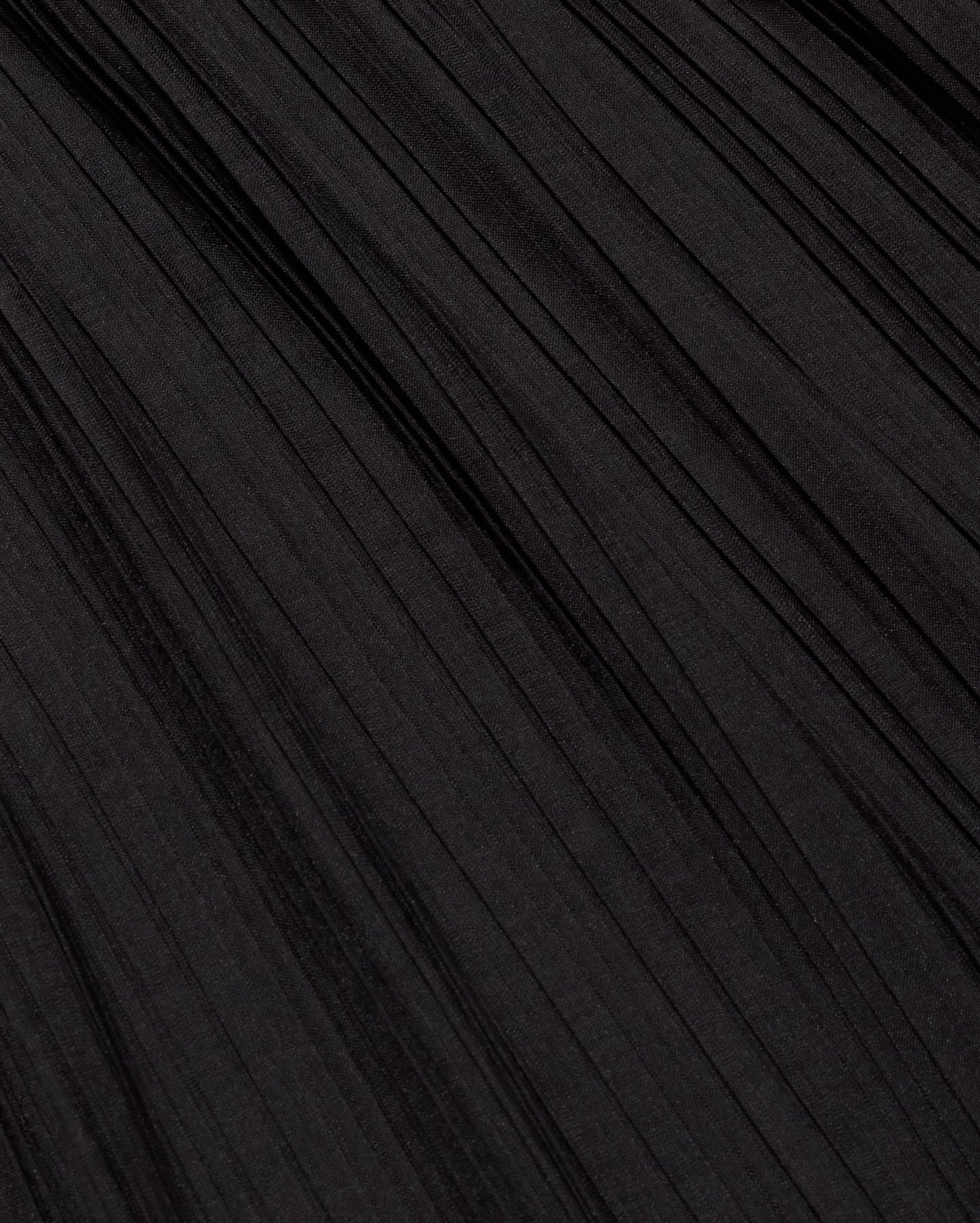 Top negro plisado Maddox sostenible  - silueta 2