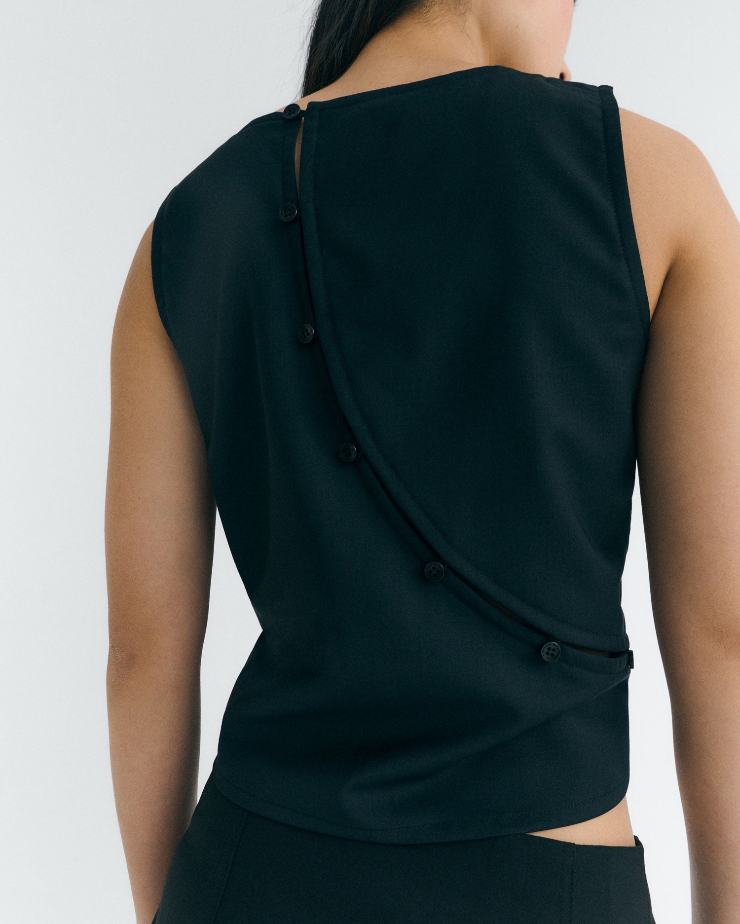 Top lana fina Seana sostenible silueta - 6