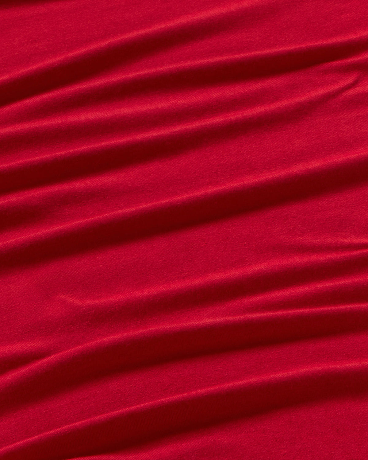 Top cuello alto rojo cashmere Noe sostenible silueta - 2