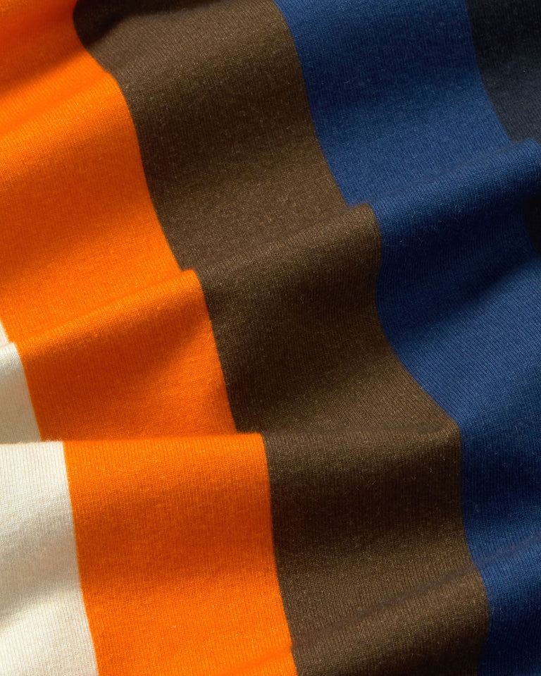 Top rayas naranja burnley Ellen sostenible silueta - 2