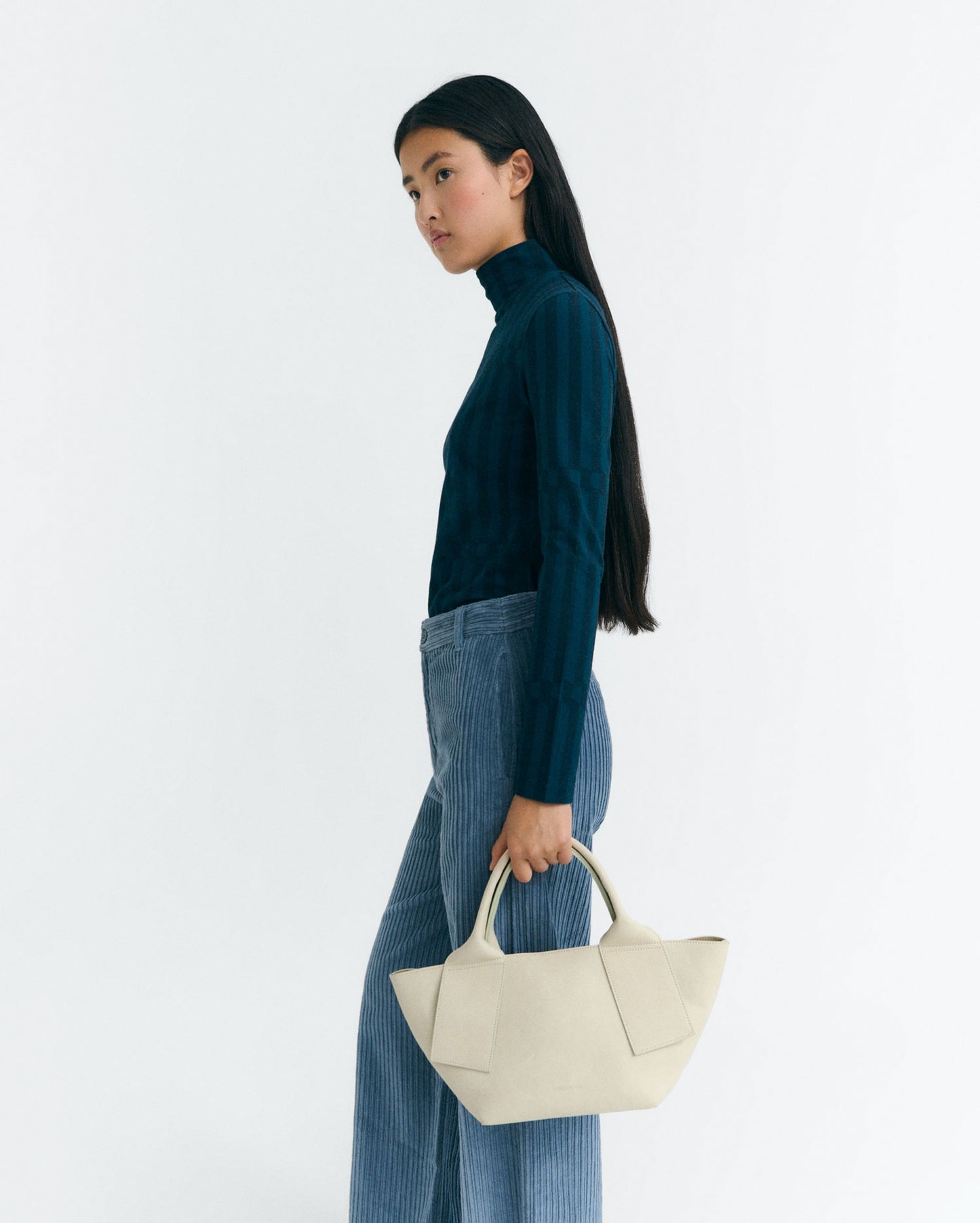 Top rayas azul esque Ellen sostenible - 3